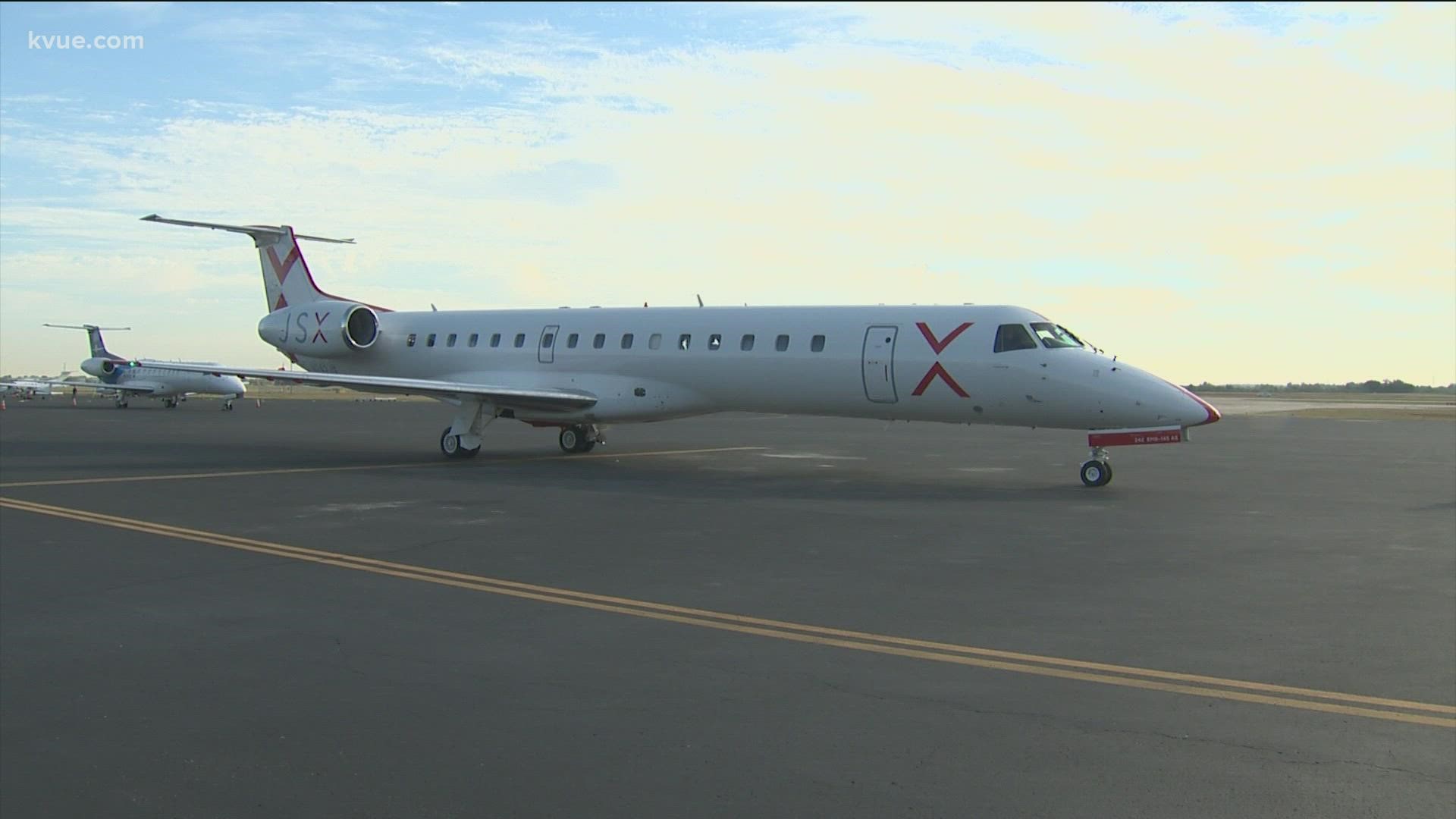 JSX is launching flights from Austin to Dallas Love Field twice a day. KVUE got a behind-the-scenes look at the first flight on Monday.