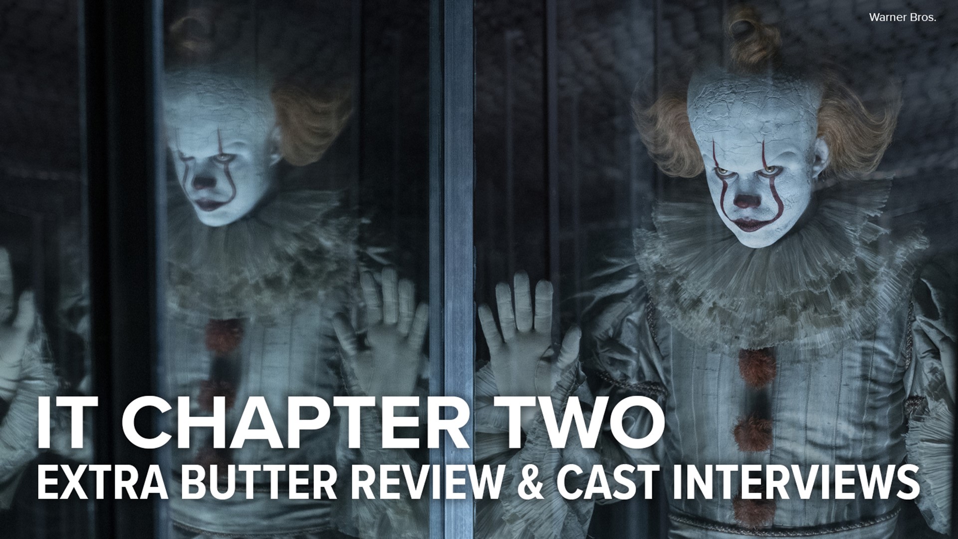 Extra Butter reviews the horror sequel ‘IT Chapter Two’ and interviews the cast of the movie. In a funny interview, Bill Hader doesn’t hide the fact he is tired of talking about the movie, while Finn Wolfhard throws some shade at Bill.