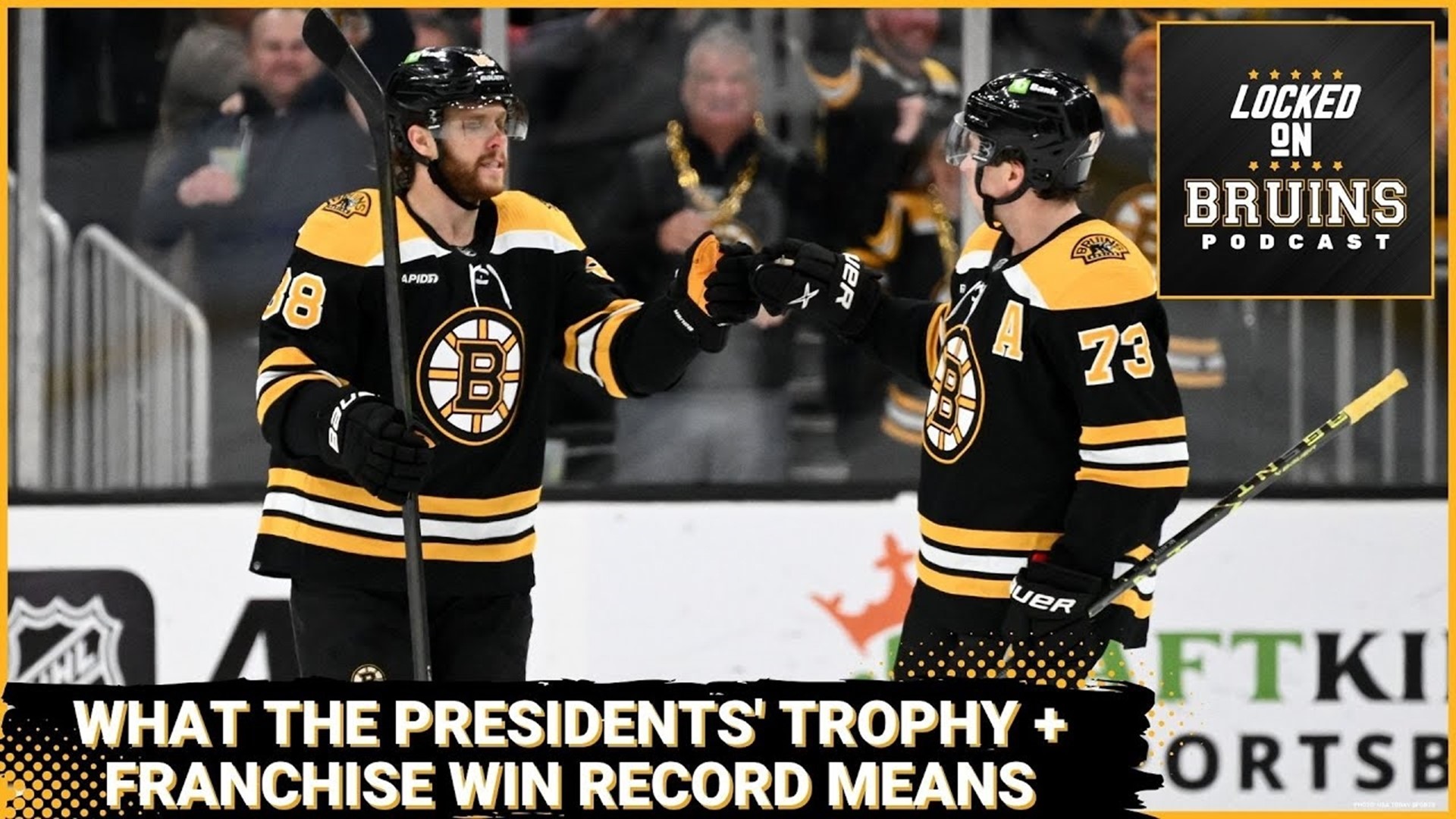 The Boston Bruins somehow needed overtime to beat the Columbus Blue Jackets on Thursday, but it resulted in clinching the Presidents' Trophy.