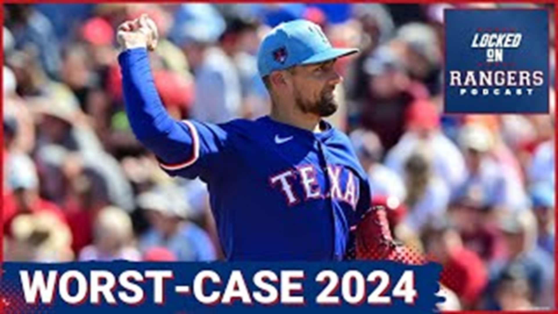 The Texas Rangers come into 2024 as the reigning World Series champions, but still have questions. Nathan Eovaldi's durability in the first half will be important.