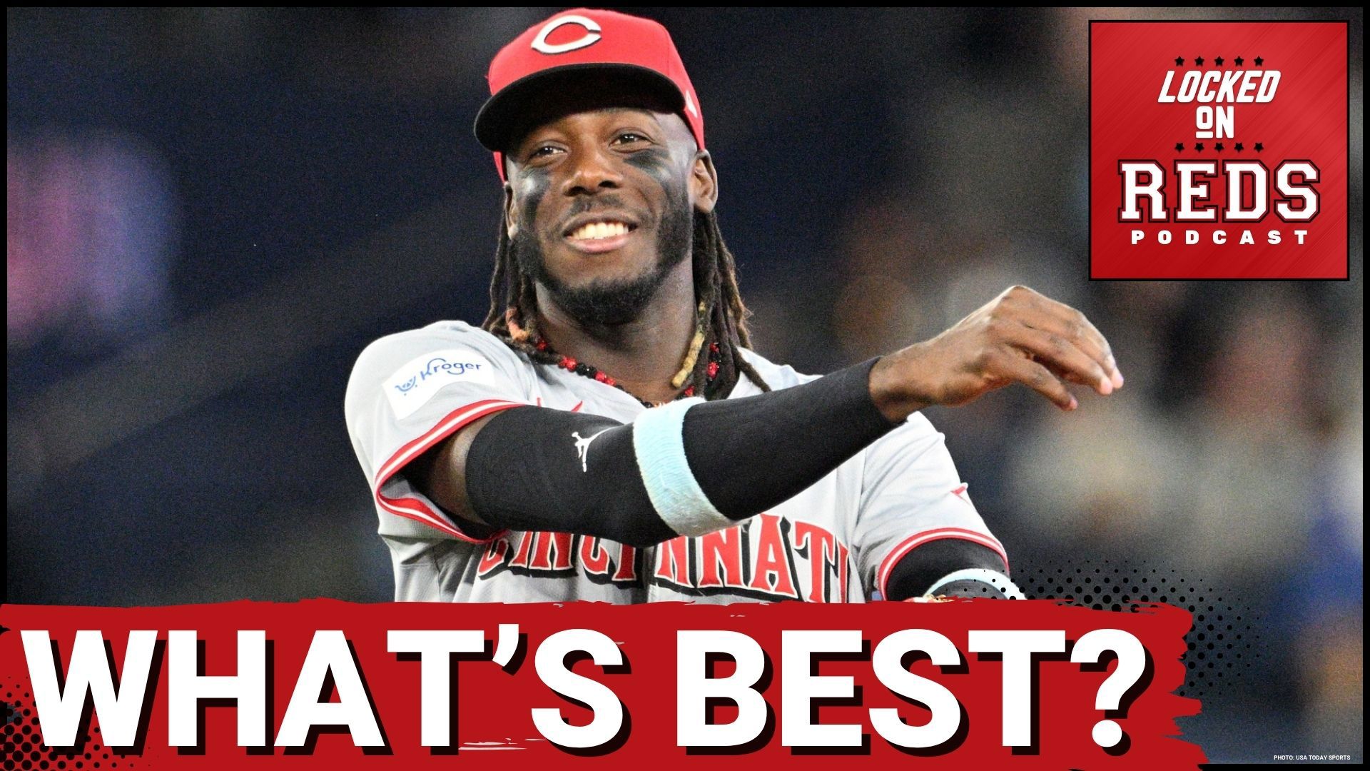 The Cincinnati Reds face a tough decision: Should Elly De La Cruz move from shortstop to center field? Jeff and Steve dissect De La Cruz's best position for the Reds