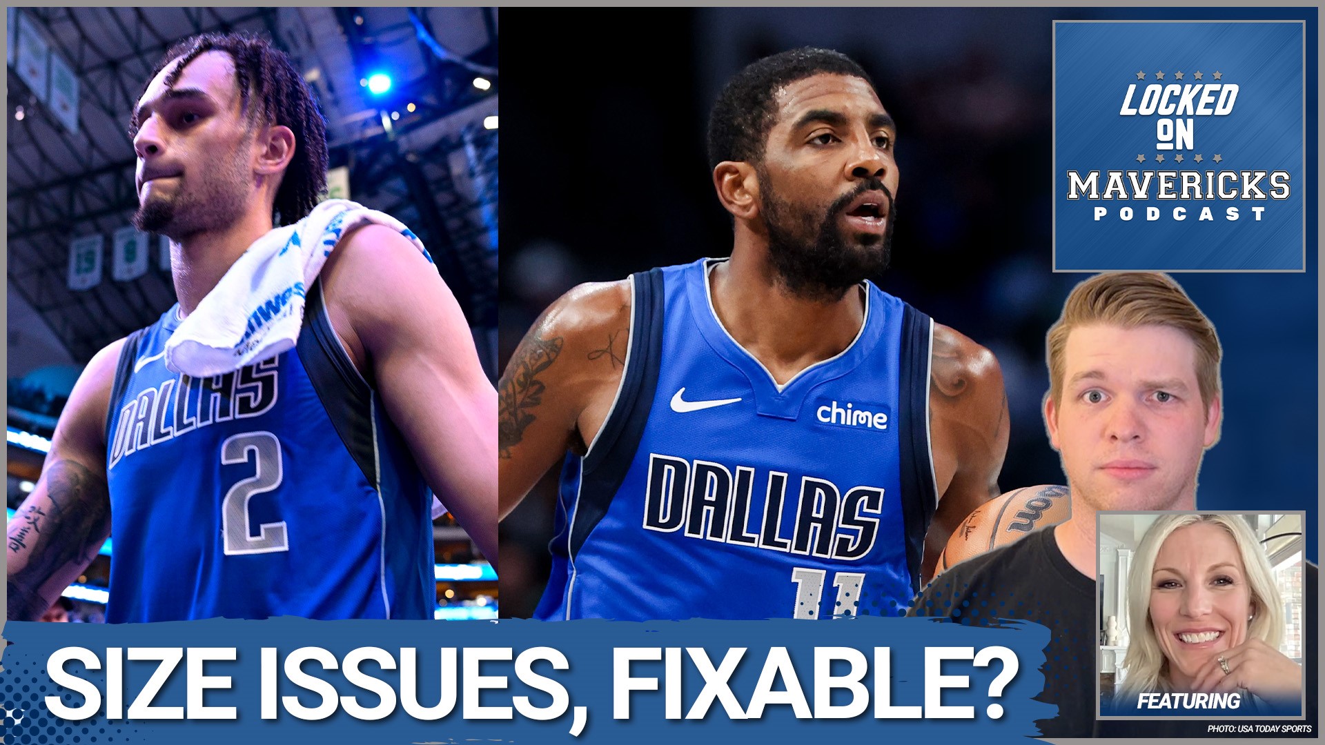 Nick Angstadt & Dana Larson discuss the Dallas Mavericks size issues, Kyrie Irving's ramping up, if the Starting Lineup works, and more.