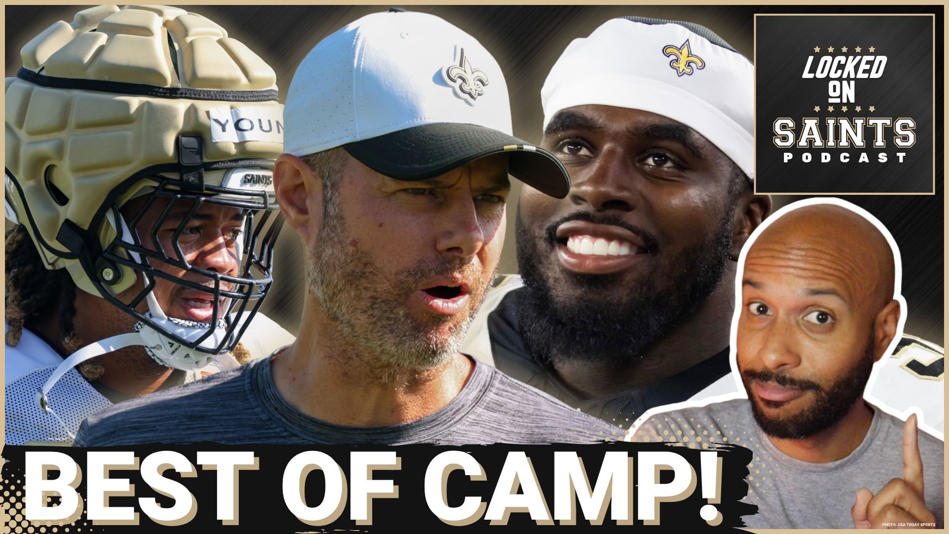Edge rushers Carl Granderson and Chase Young steal the show at New Orleans Saints training camp.