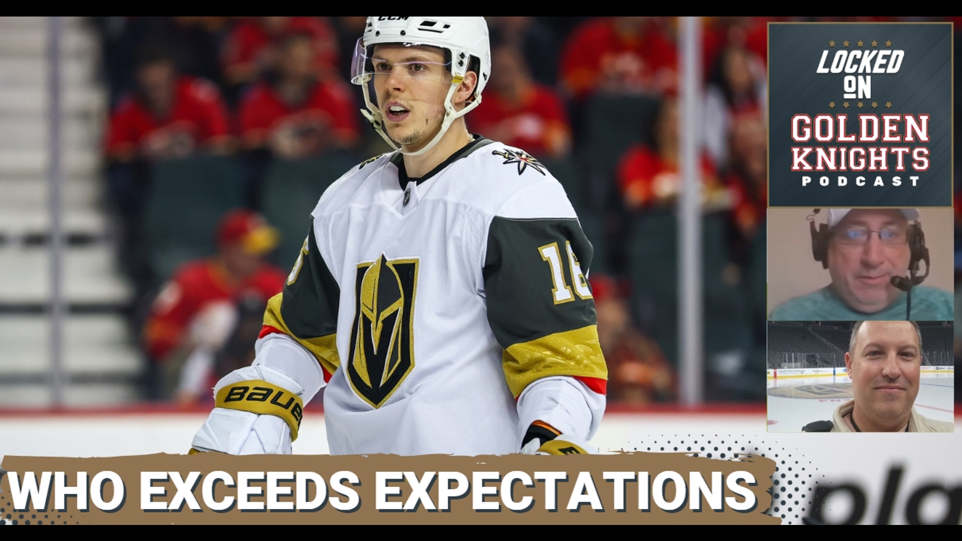 It's expectations time for Vegas Golden Knights players. Where will Jack Eichel, William Karlsson, and Mark Stone land on our lists