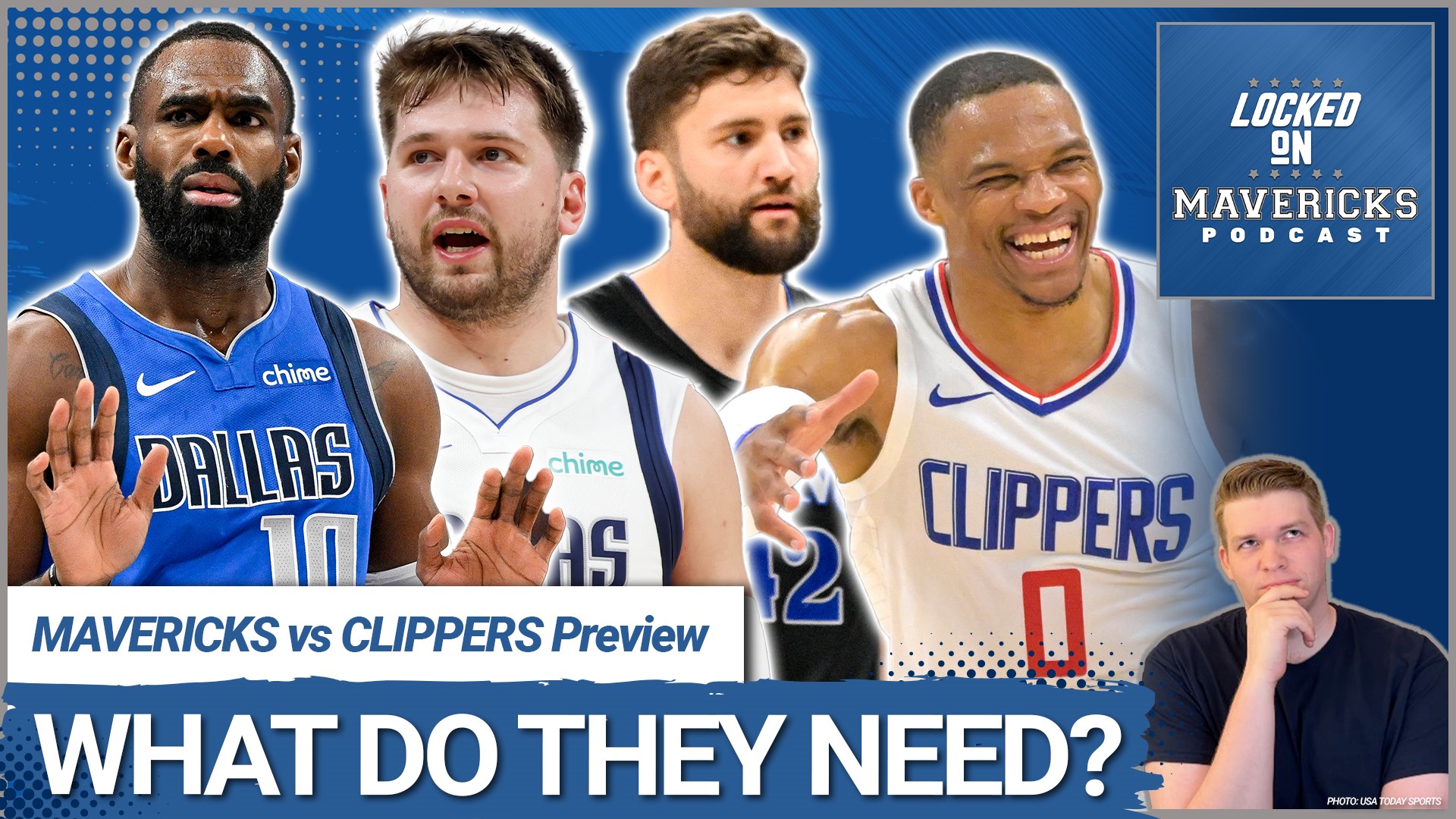 Nick Angstadt shares his biggest questions about the Dallas Mavericks vs Los Angeles Clippers Playoff Series, if the Mavs need a 3rd scorer to step up, and more.