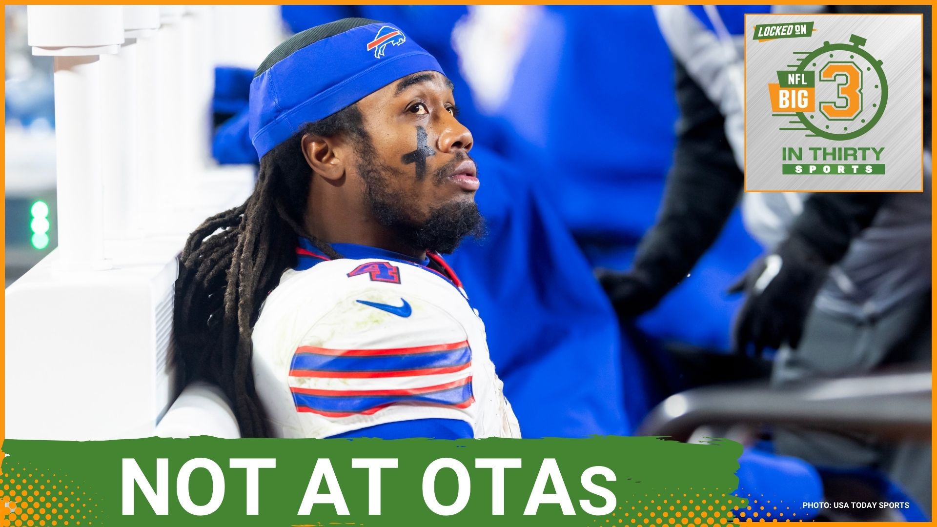 James Cook misses OTAs for the Bills and Cam Ward and Will Levis each get reps at OTAs for the Titans. Hasan Reddick doesn't show for Bucs OTAs.