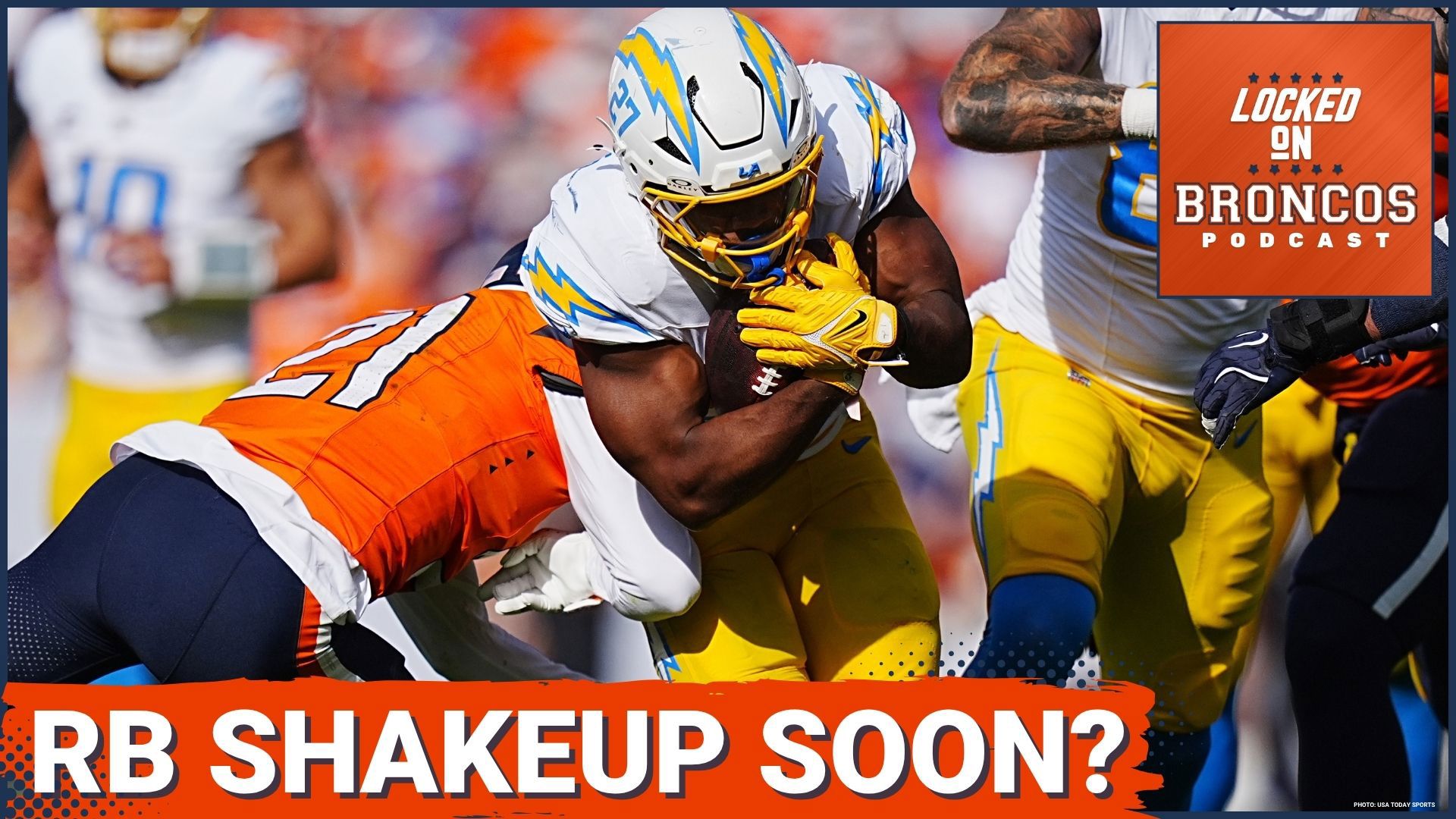 The Denver Broncos are set to meet with J.K. Dobbins tonight ahead of OTAs tomorrow. Why might the Broncos interest in Dobbins shake up the running back room?