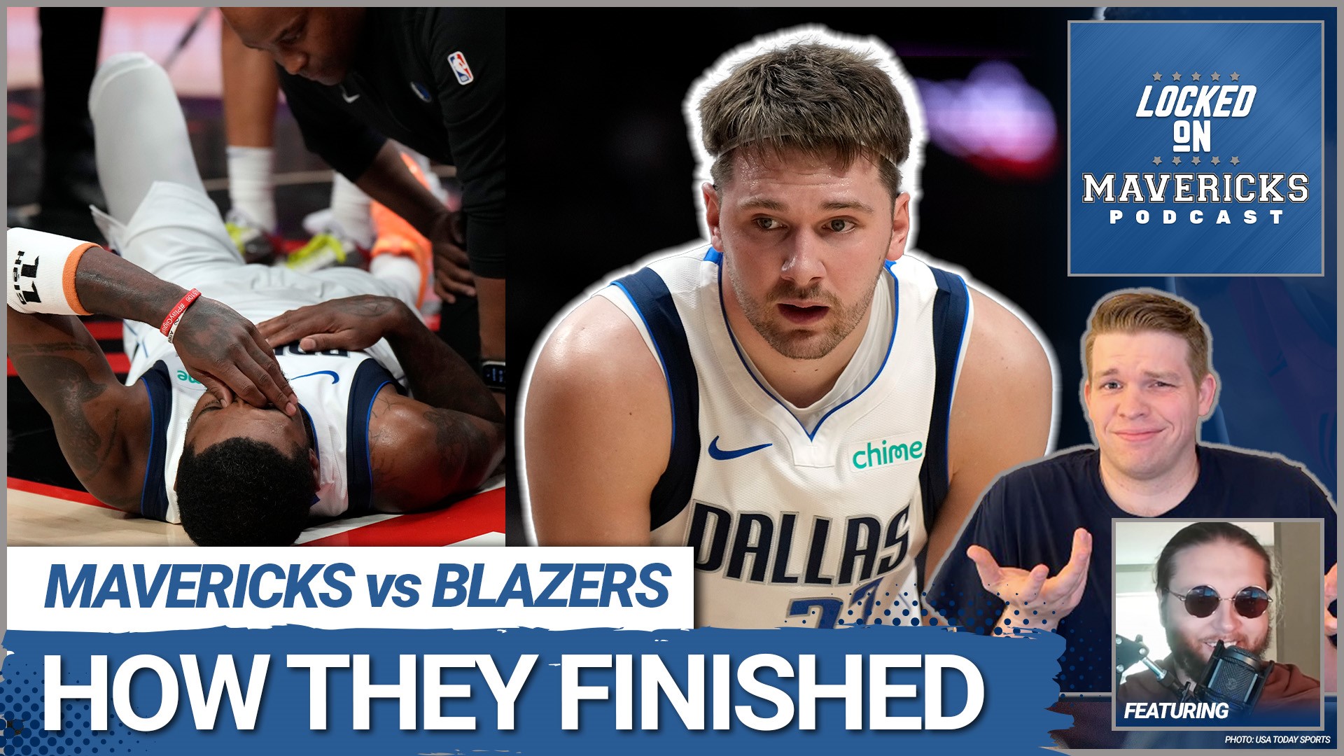 Nick Angstadt & Slightly Biased breakdown the Dallas Mavericks vs Portland Trail Blazers game, Luka Doncic's great response, and Kyrie Irving's injury.