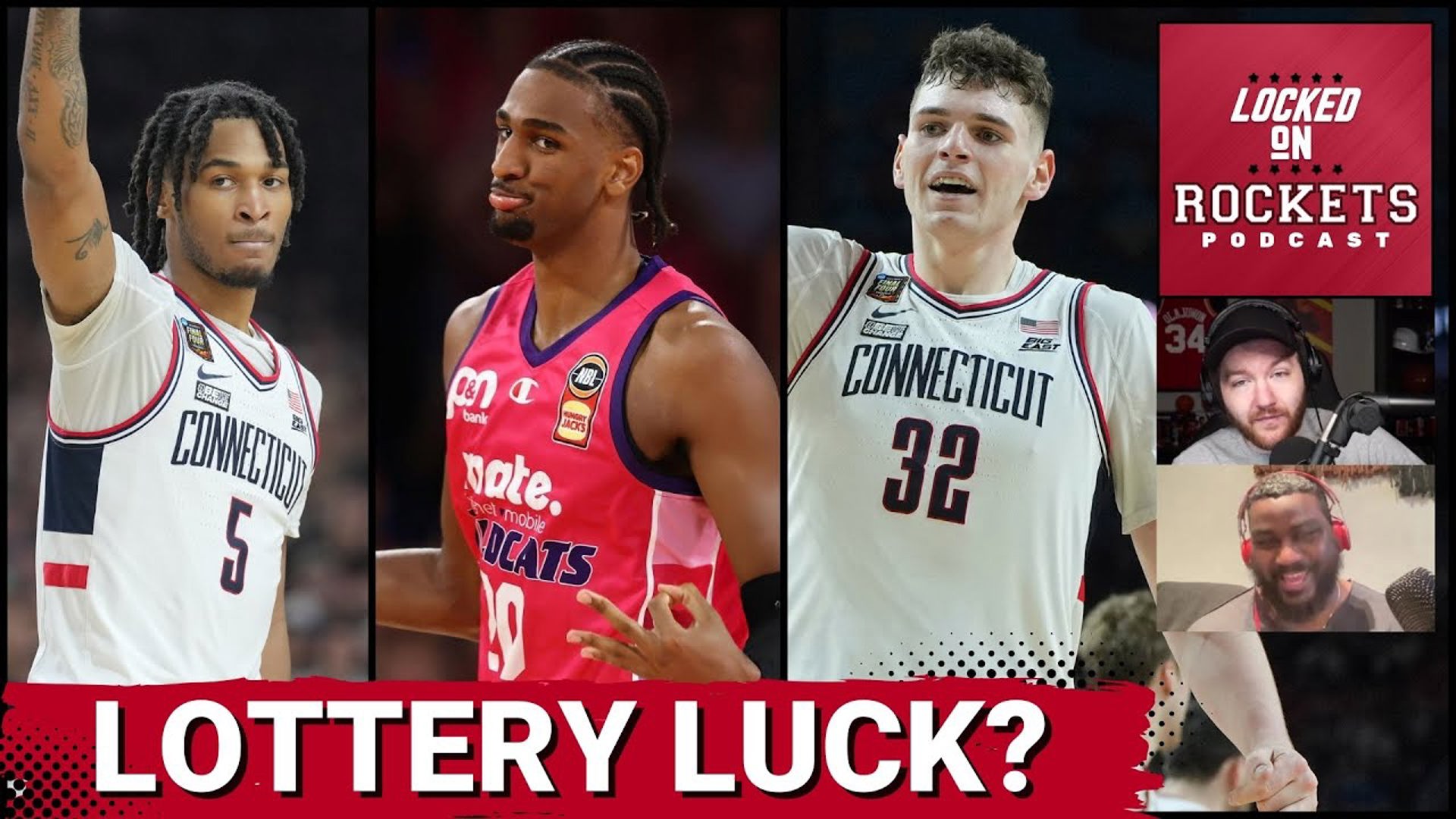 Houston Rockets NBA Draft Lottery Luck. Pick Lands Top4. Alex Sarr