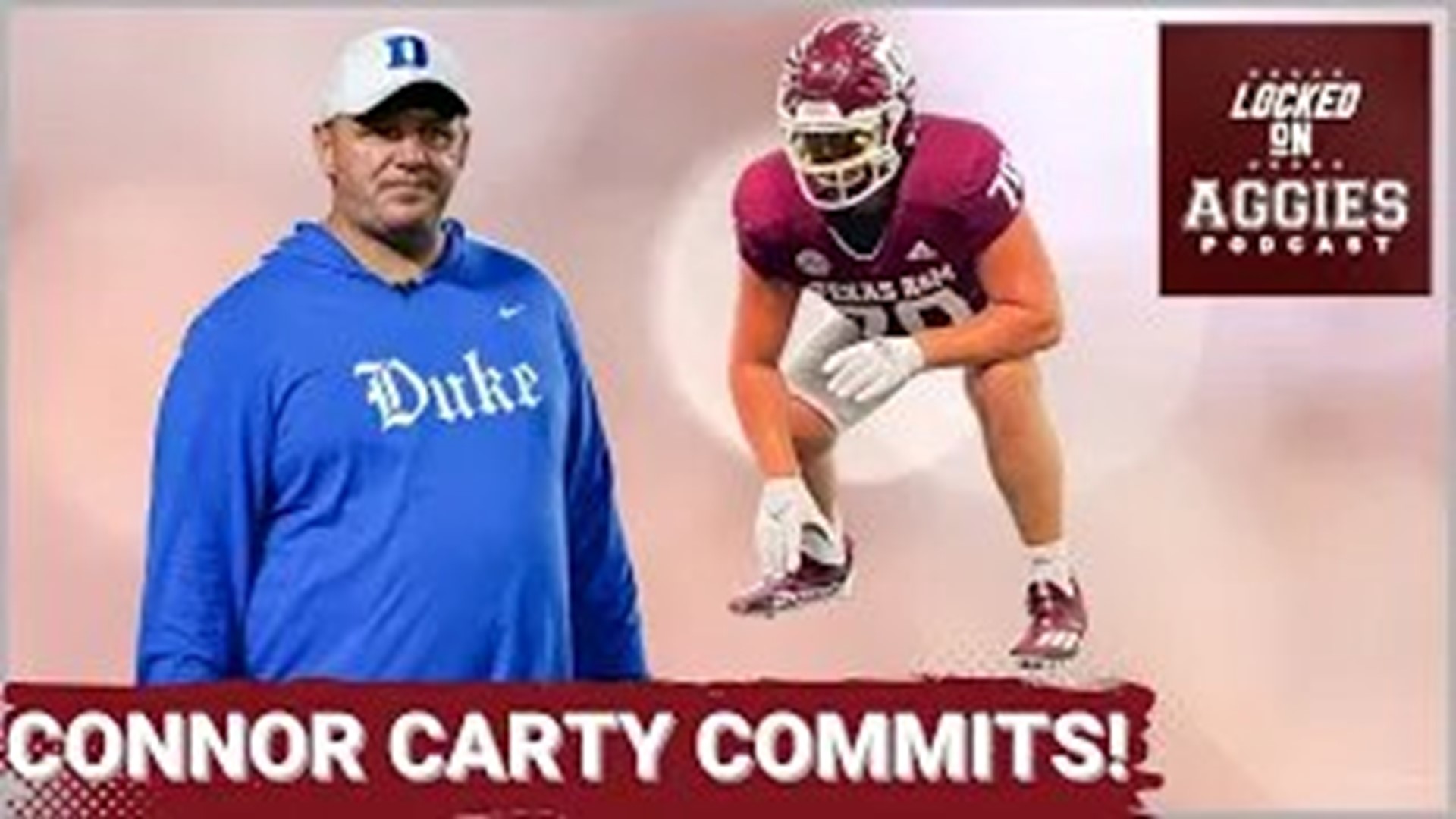 On today's episode of Locked On Aggies, host Andrew Stefaniak talks about Texas A&M landing three-star IOL Connor Carty, who will be a massive addition to the O Line