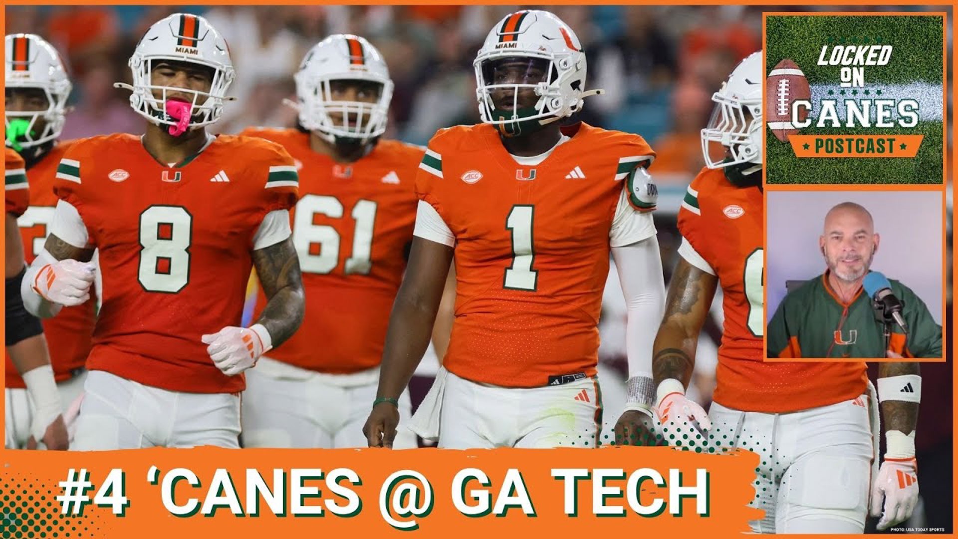 Locked On Canes POSTCAST: #4 Miami Going For Win #10 at Georgia Tech 'LIVE'