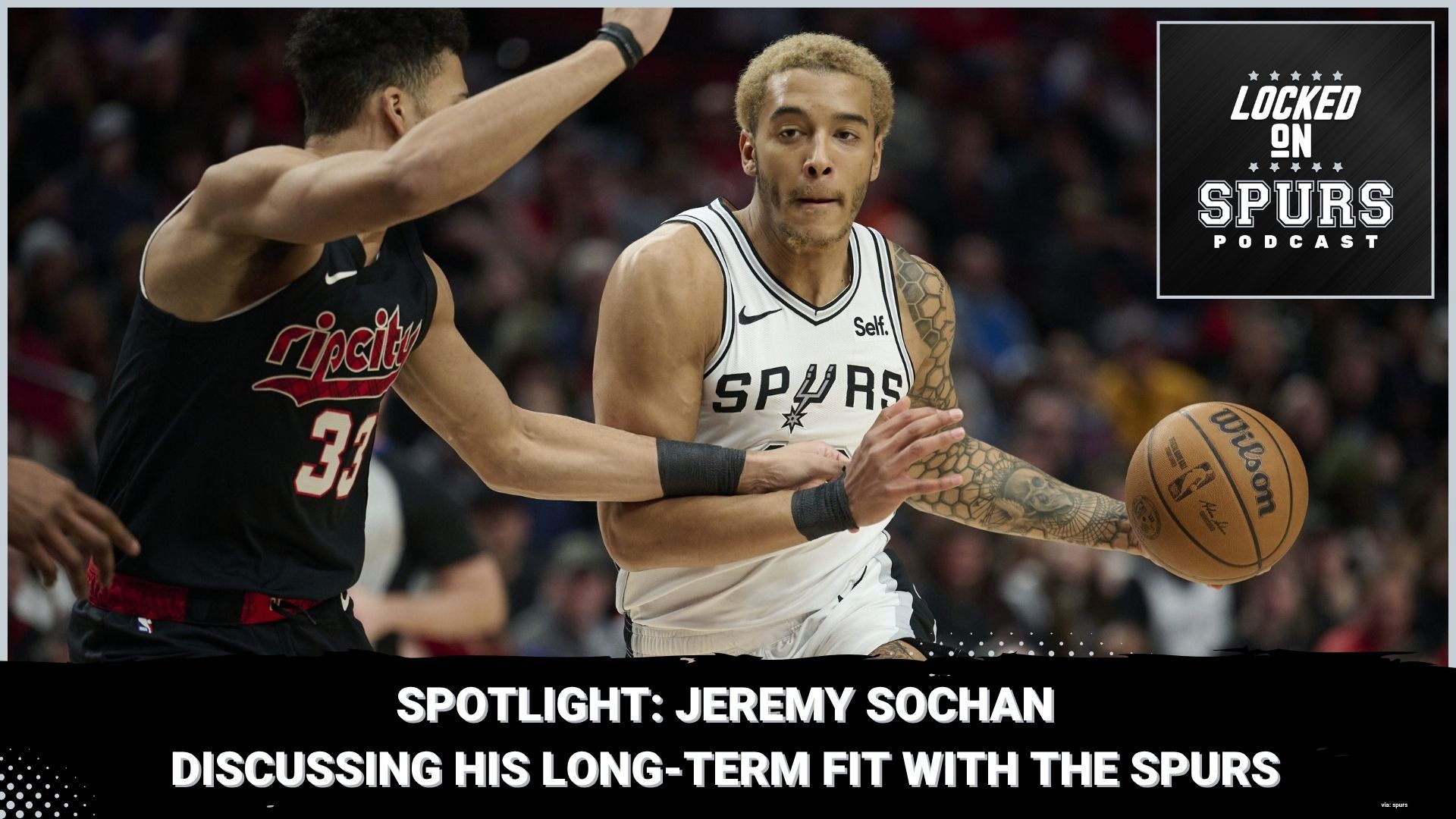 San Antonio Spurs' Sochan long-term fit in focus.