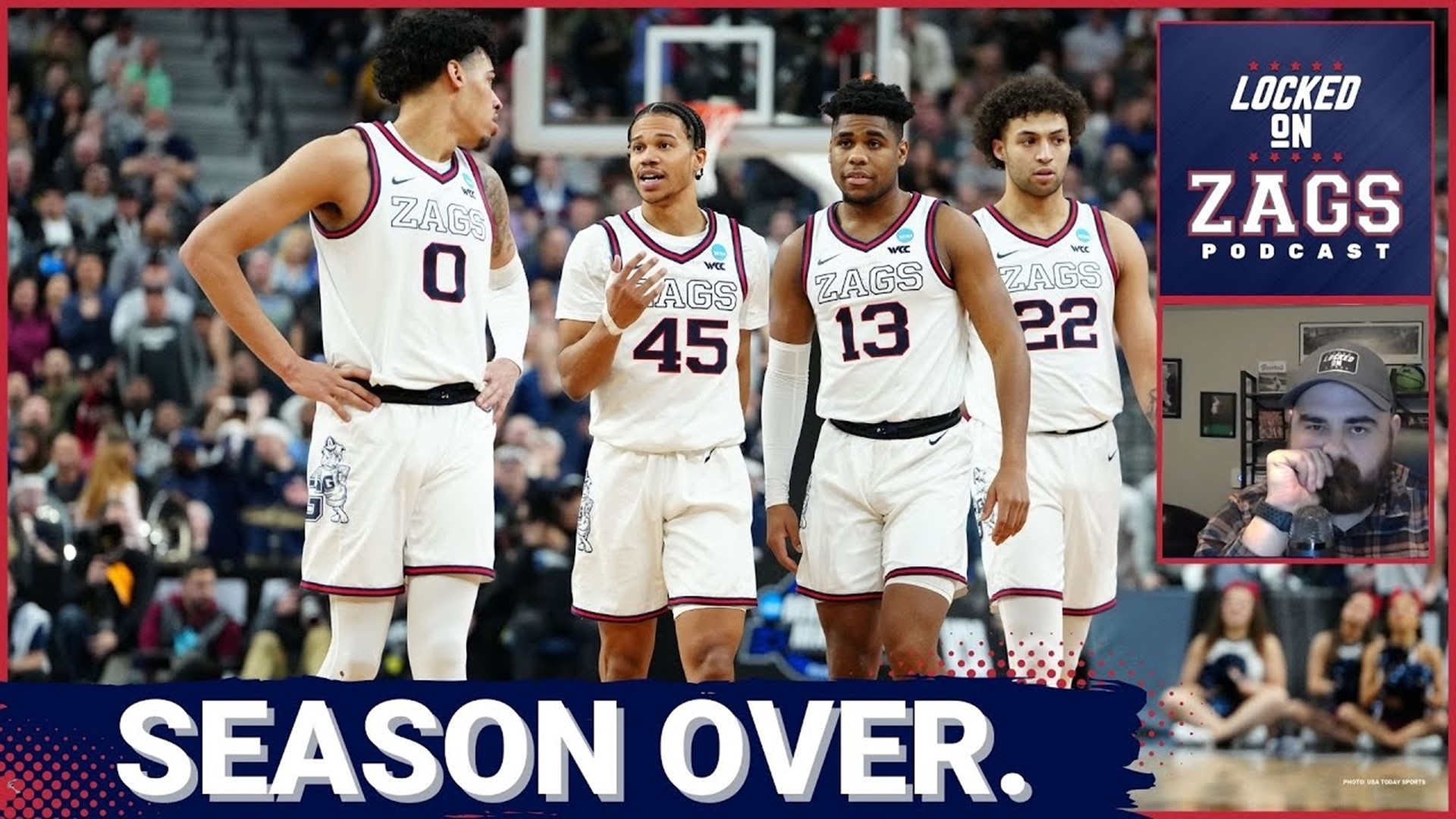 The Gonzaga Bulldogs 2022-23 season is over after falling in the Elite 8 to UConn thanks to a horrendous shooting night from Mark Few's team.