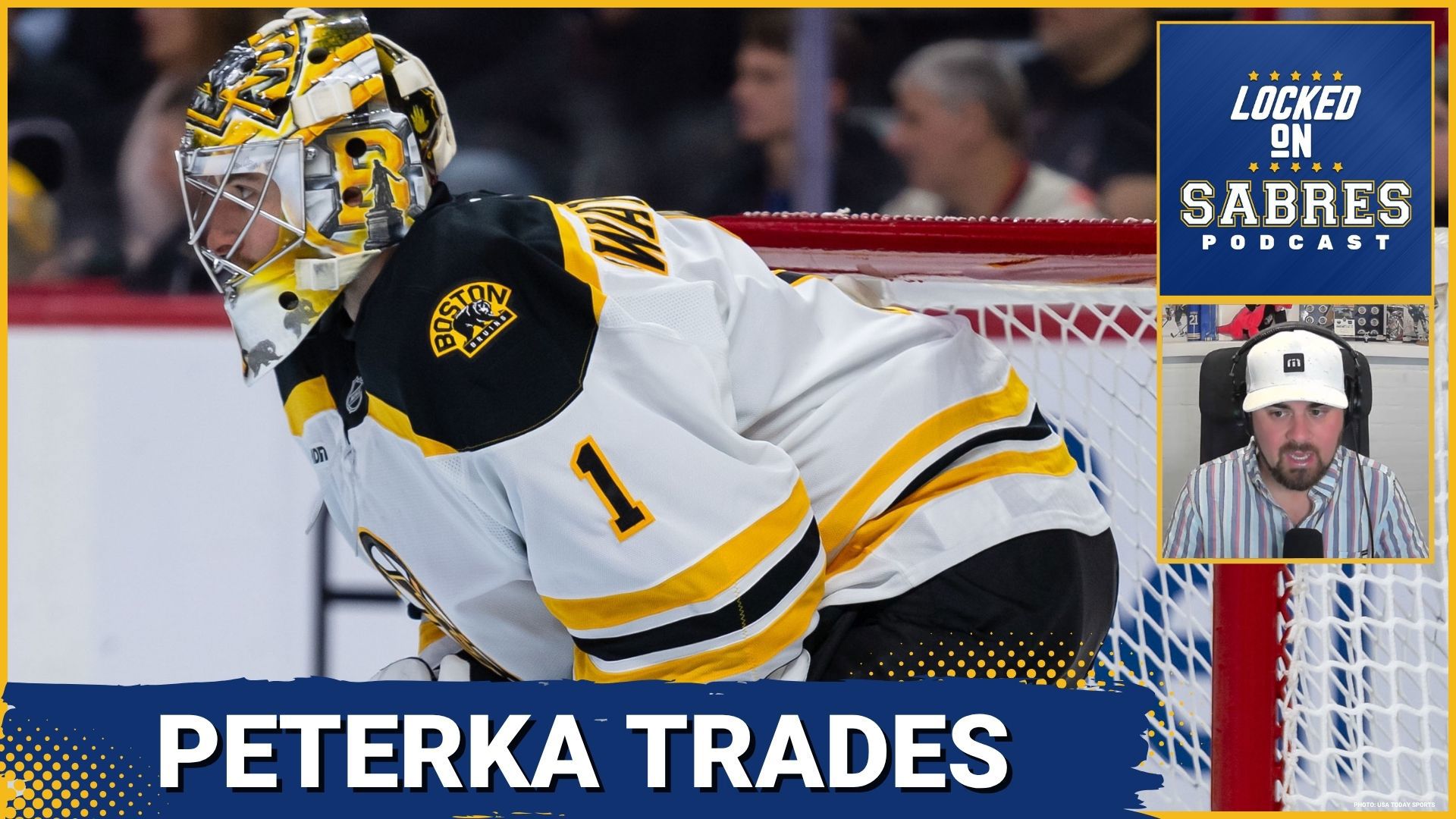 JJ Peterka trade rumors continue. What would you say yes to if you were the Buffalo Sabres? Joe has five trades including Elias Pettersson, Jeremy Swayman, & others.