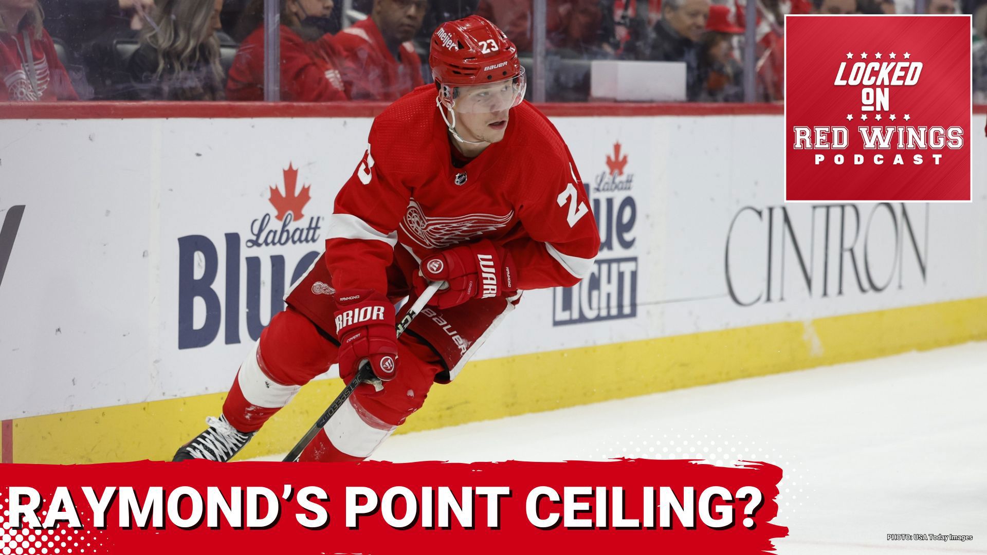 Lucas Raymond was the first Red Wings to finish with 80+ points since Henrik Zetterberg. Can he reach greater heights in 2026?