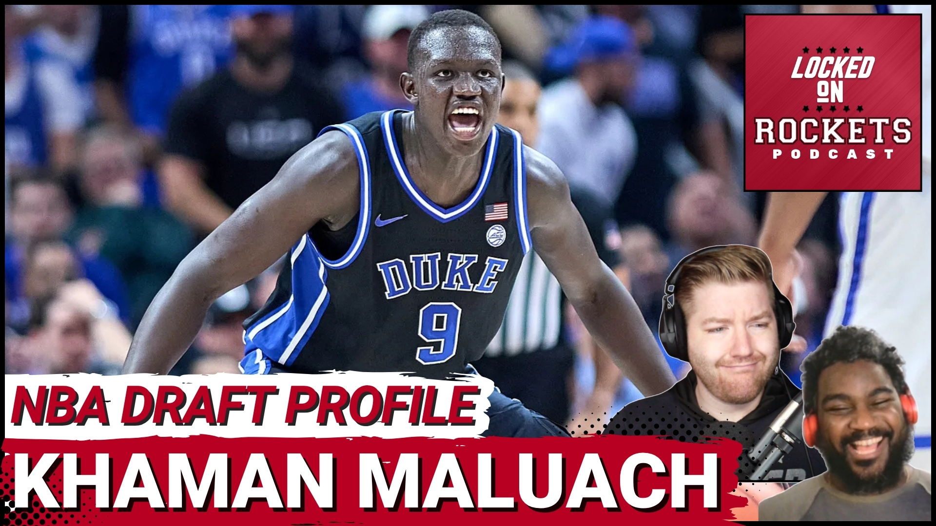 Khaman Maluach Houston Rockets NBA Draft Profile | Can Duke's Defensive TERROR Replace Steven Adams?