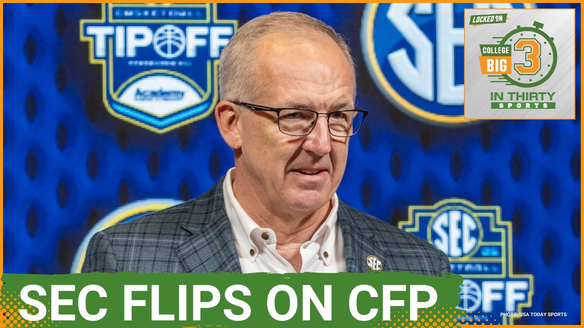 The SEC switches its stance on the College Football Playoff and USC commit Esun Tafa joins Locked ON USC. Clemson gets four-star lineman Leo Delaney.