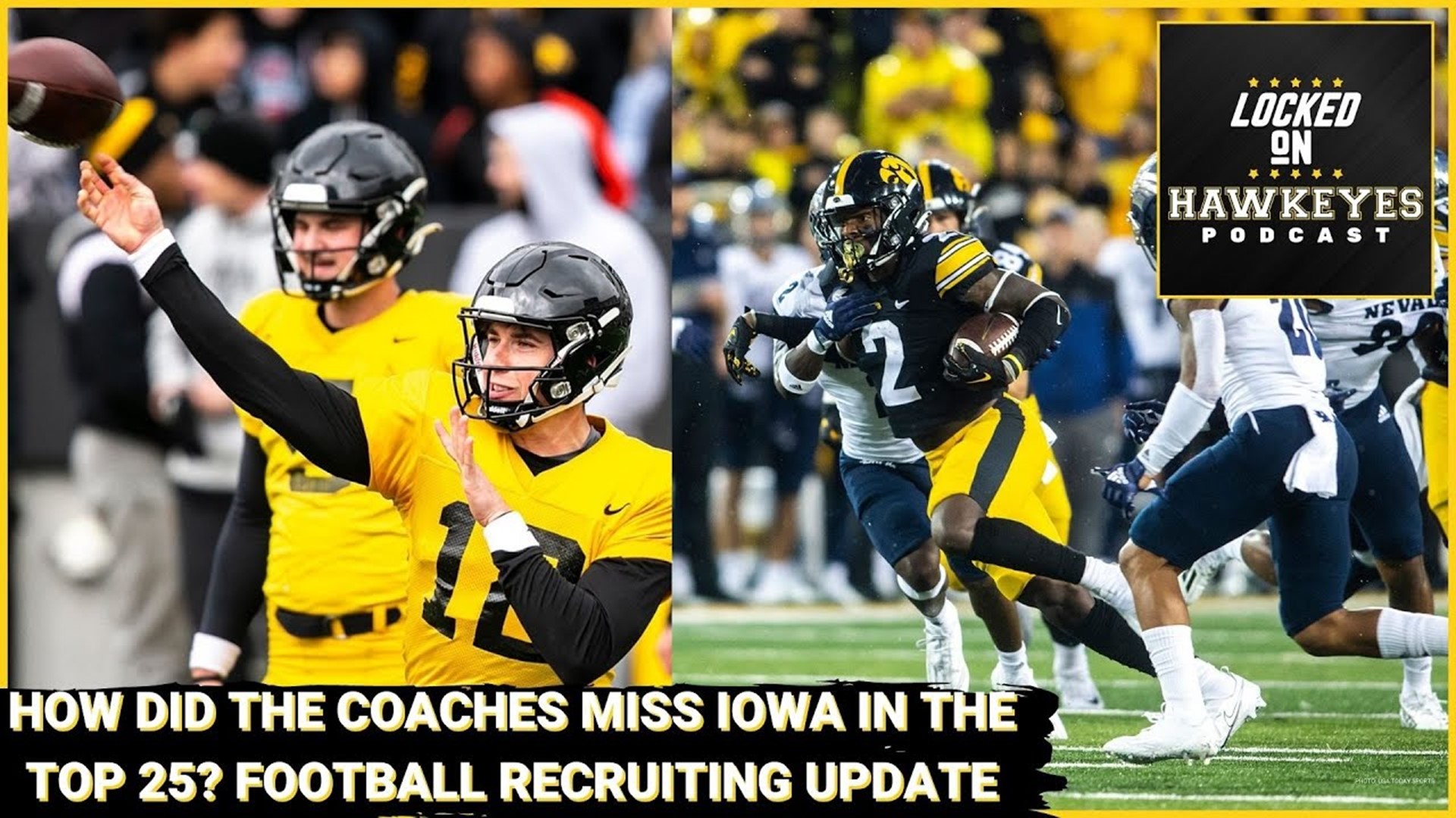 Iowa football not in Coaches Top 25, Hawkeye Football recruiting with