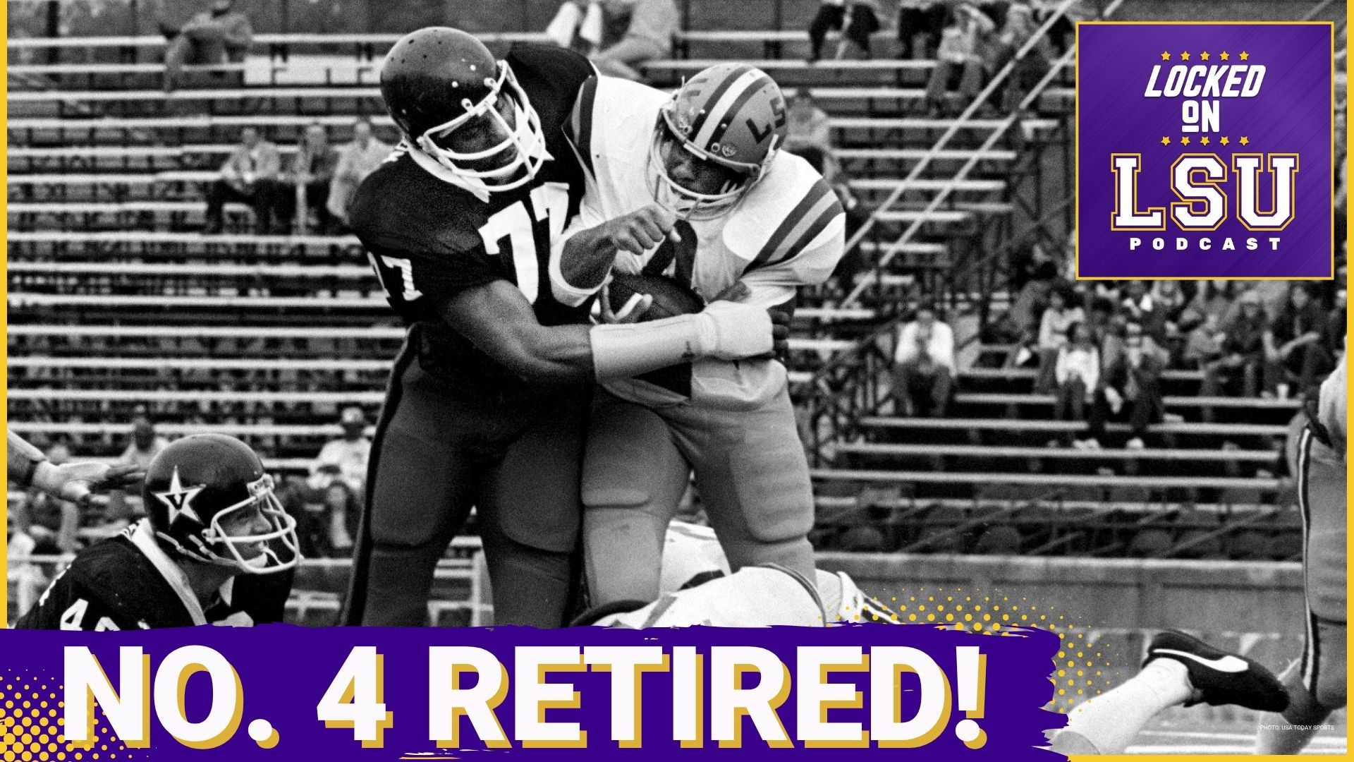 LSU just dropped a bombshell—retiring the legendary No. 4 jersey worn by Charles Alexander, one of the most dominant running backs in college football history! 🐯🔥