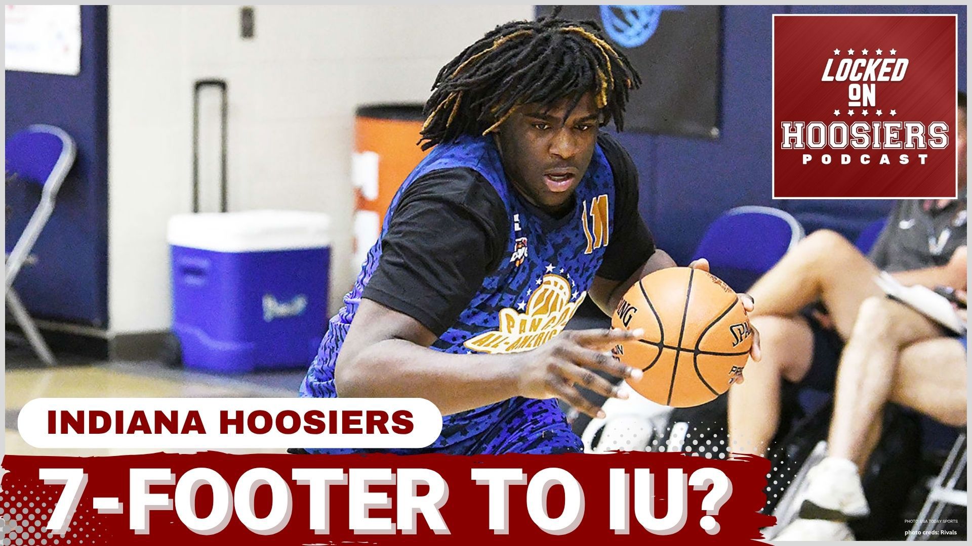 INDIANA HOOSIERS BASKETBALL OFFERS 7-FOOT GIANT. Is Marcis Ponder the next Shaq? Host Jacob Goins breaks down Indiana's scholarship offer to Marcis Ponder.