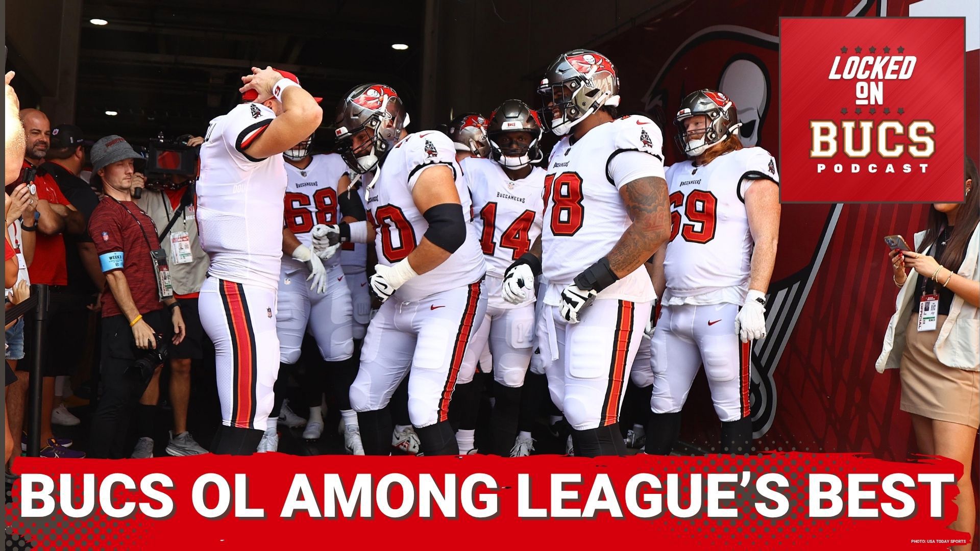 The Buccaneers O-Line was one of the best in the league last season, so can they take the leap to number one this year?
Did Godwin make a mistake returning to Tampa?