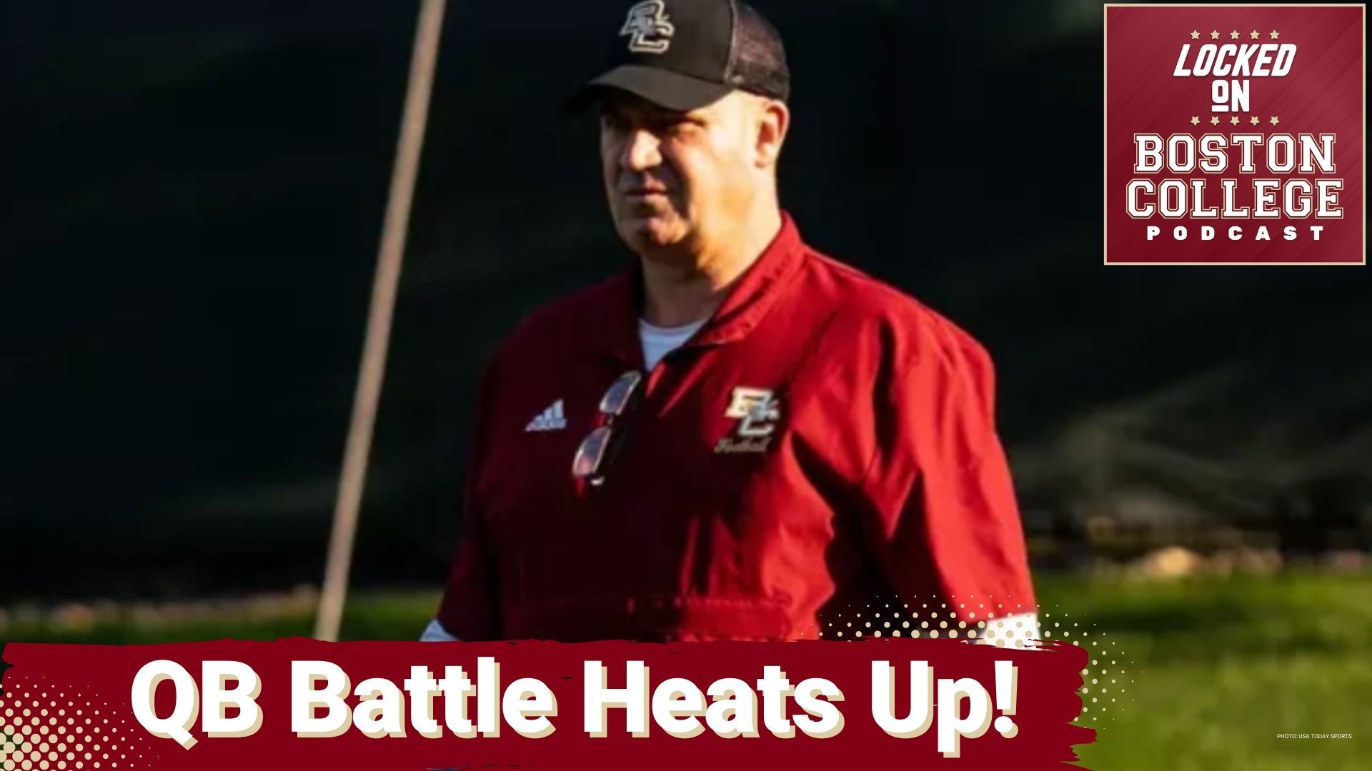 Can the Boston College Eagles' quarterback competition between Dylan Lonergan and Grayson James shape the upcoming season?