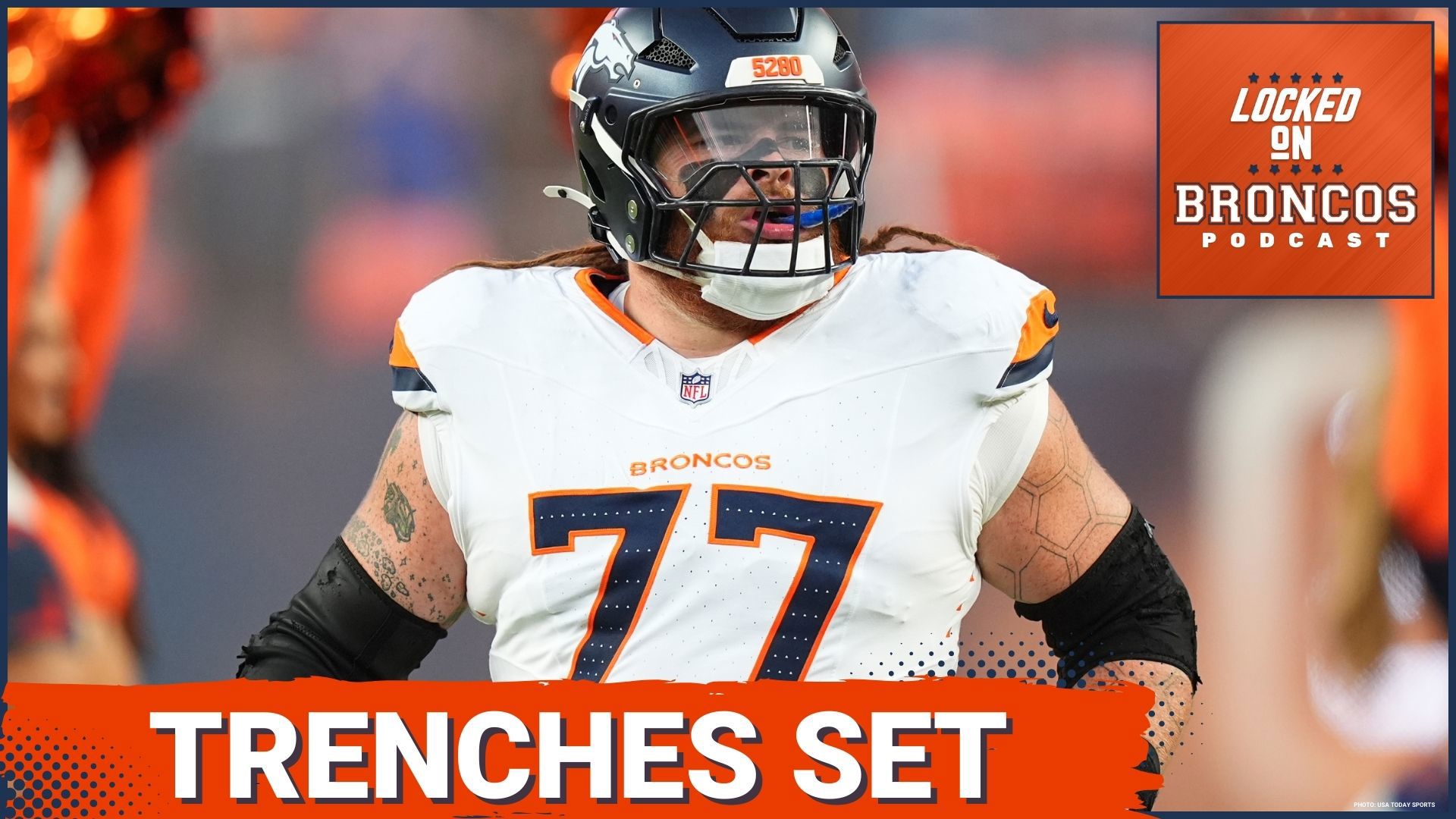 The Denver Broncos depth in the trenches is stout on the offensive line and defensive line.