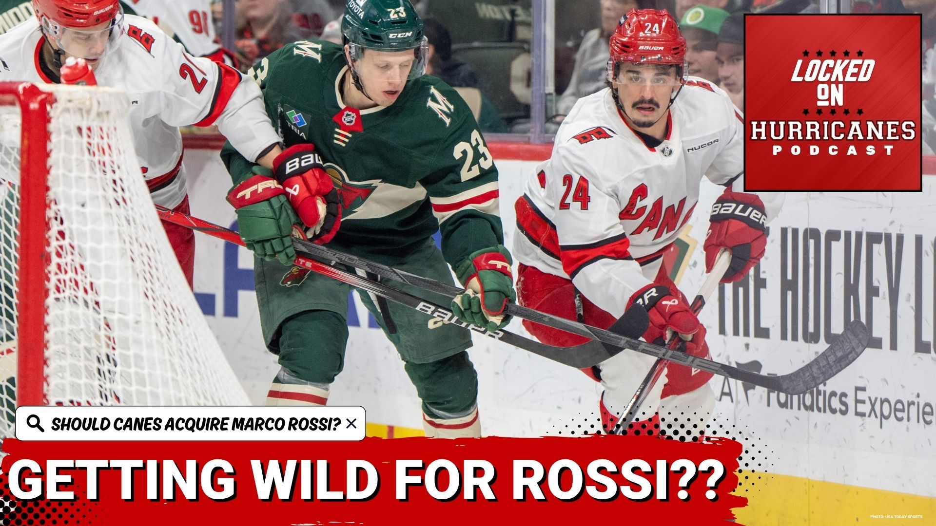 The Carolina Hurricanes have $28.4 million in cap space plus picks this summer. Does it make sense for the Hurricanes to try to acquire Marco Rossi from the Wild?