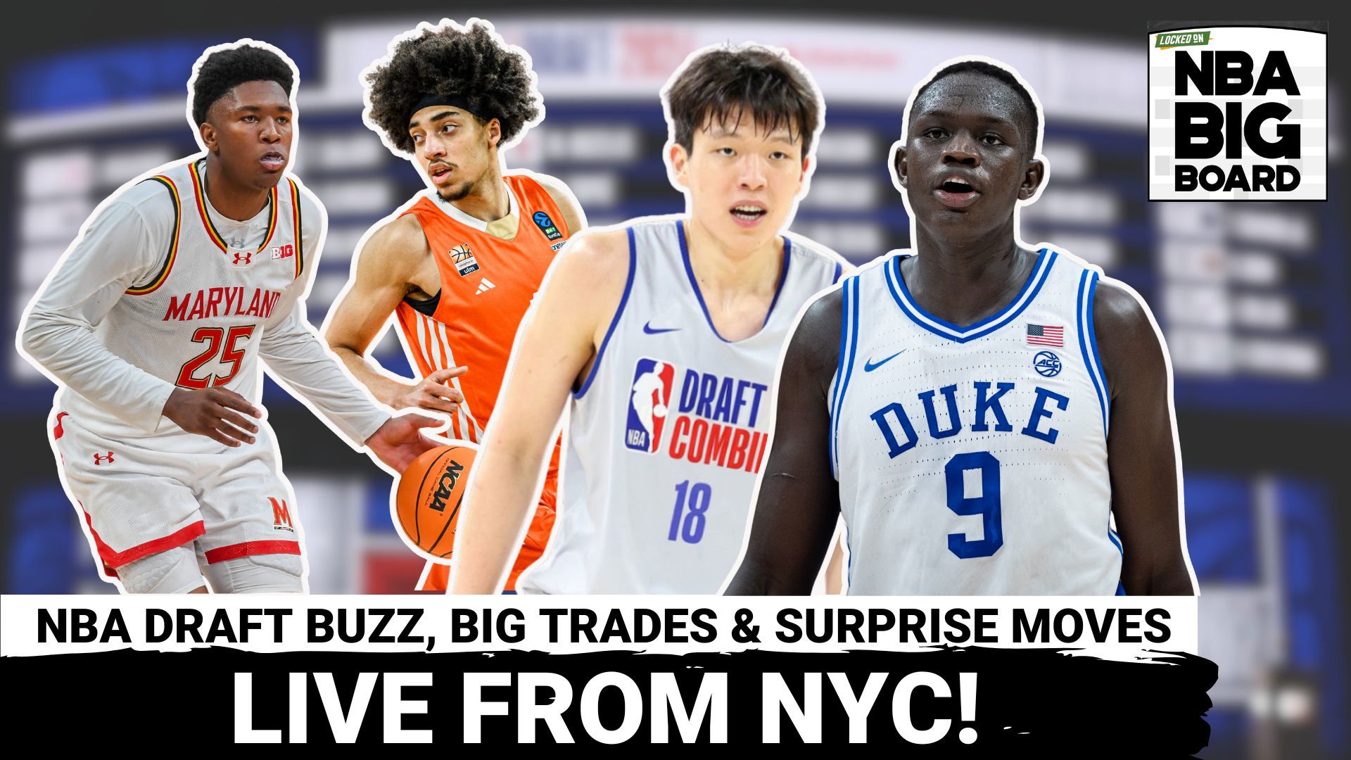 Rafael and James Barlowe breaking down the latest trade chatter and draft buzz ahead of the 2025 NBA Draft.