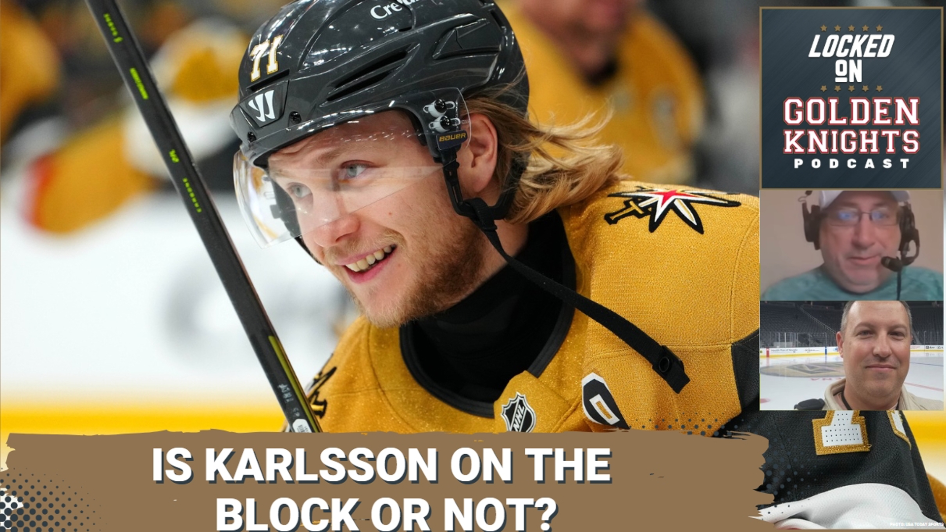 William Karlsson's name has come up on the trade block for the Vegas Golden Knights, but recent reports suggest Karlsson is unavailable.