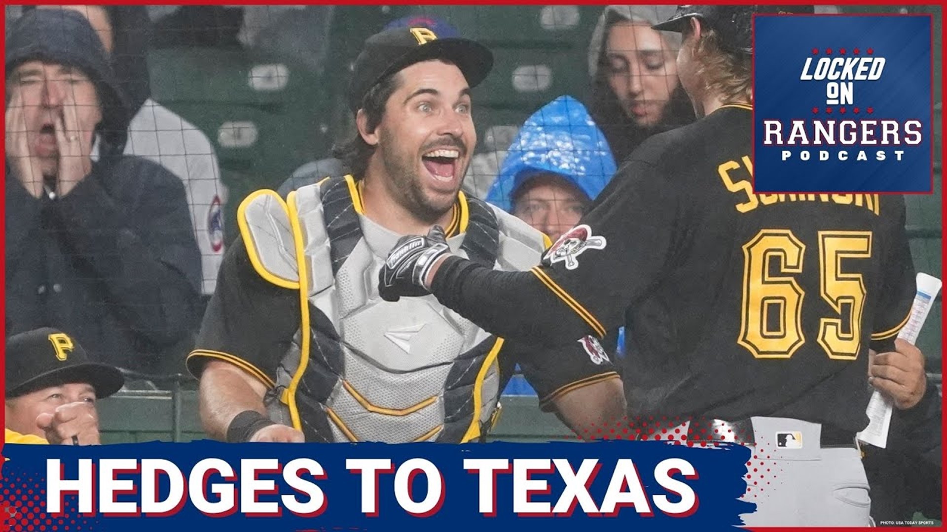 The Texas Rangers trade for Pittsburgh Pirates catcher Austin Hedges as final trade deadline acquisition. The Rangers made big trades for Max Scherzer,