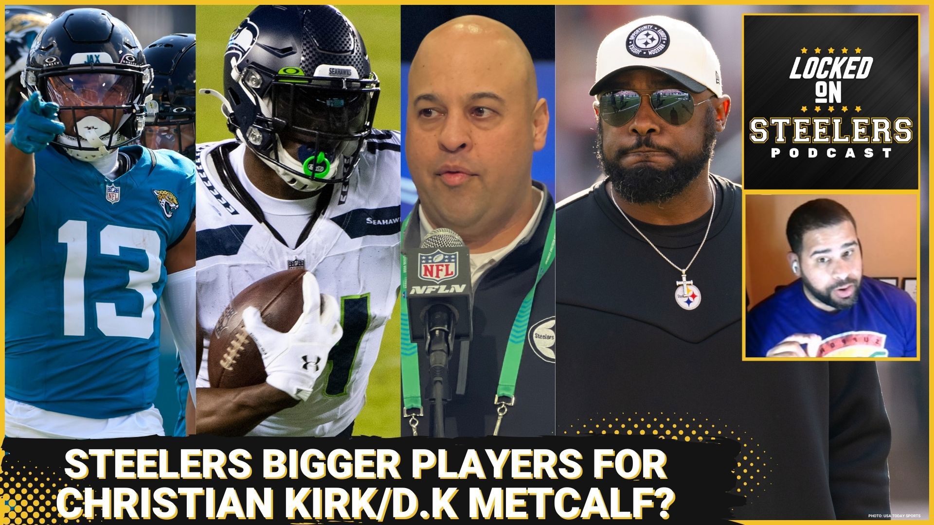The Pittsburgh Steelers should be big players for receivers Christian Kirk and/or D.K. Metcalf over the next week.