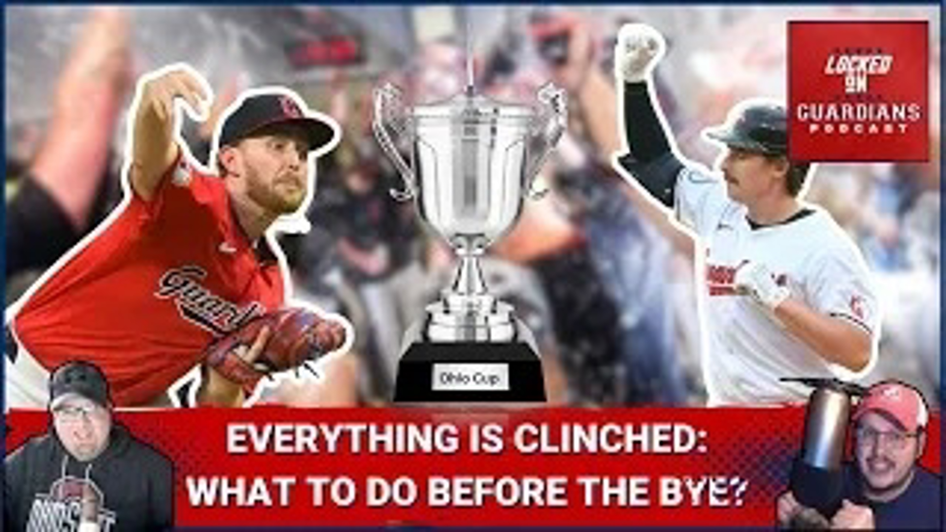 The Guardians pulled away from the Reds late to clinch a first round by in the AL playoffs all the way to the ALDS....and the ever important Ohio Cup.