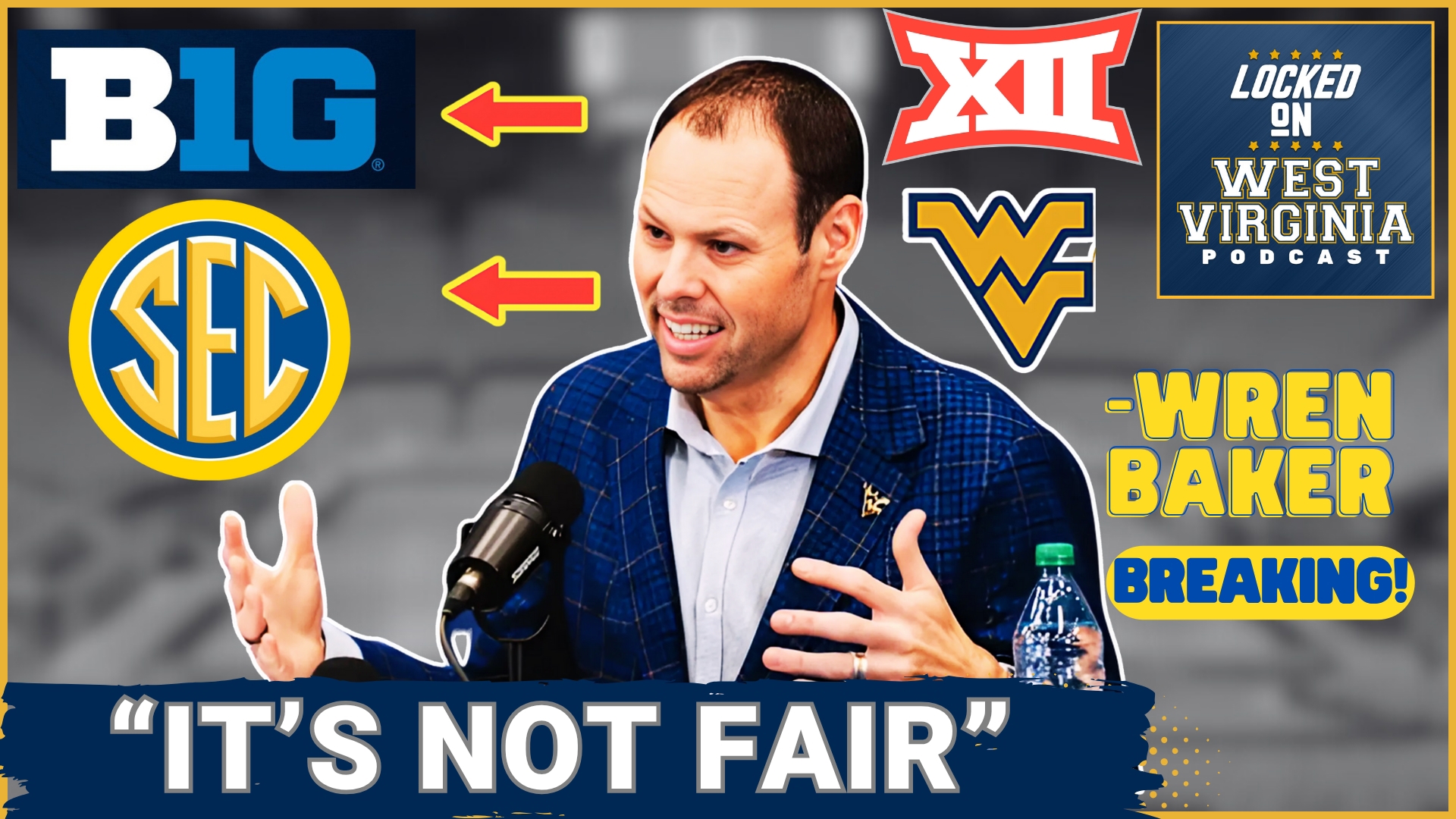 WVU AD Wren Baker drops a bombshell! He blasts the Big Ten and SEC for "cooking the books" with the unfair 4-2-2-2 CFP model! Paul Dives in to give his take!