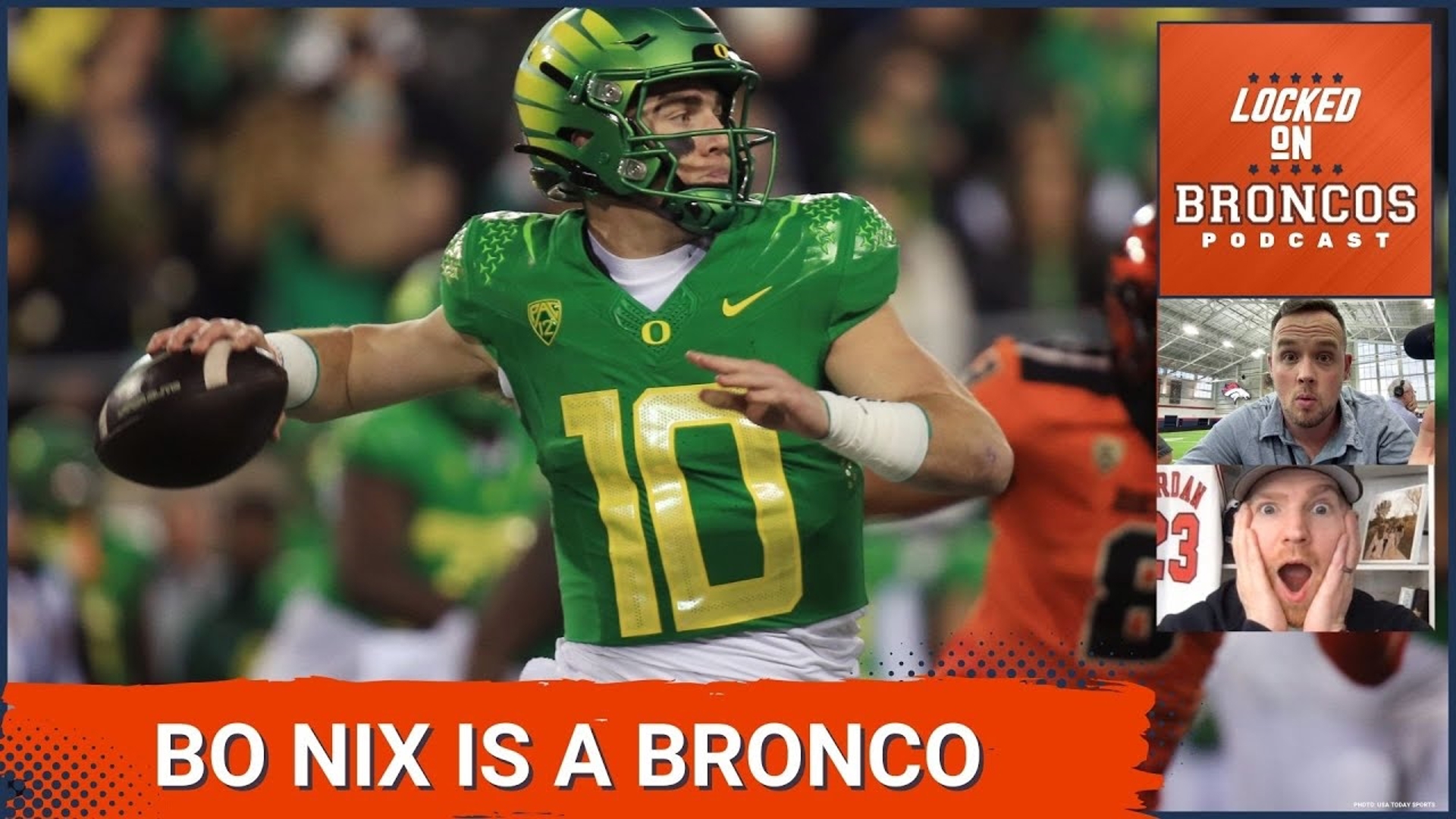 The Denver Broncos have their next franchise quarterback after Sean Payton and George Paton stayed put to select Oregon Ducks QB Bo Nix.