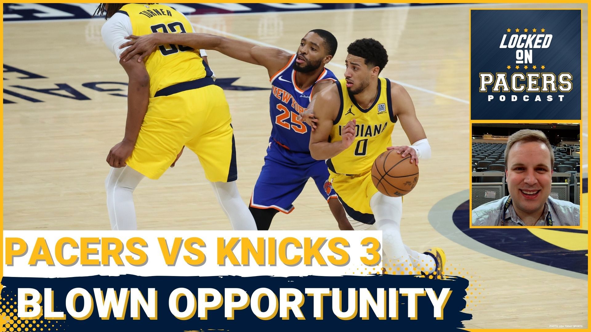 The Indiana Pacers were up 20 points in the first half, yet they blew it and lost Game 3 against the New York Knicks. What went wrong for the Pacers? Can't stop KAT?