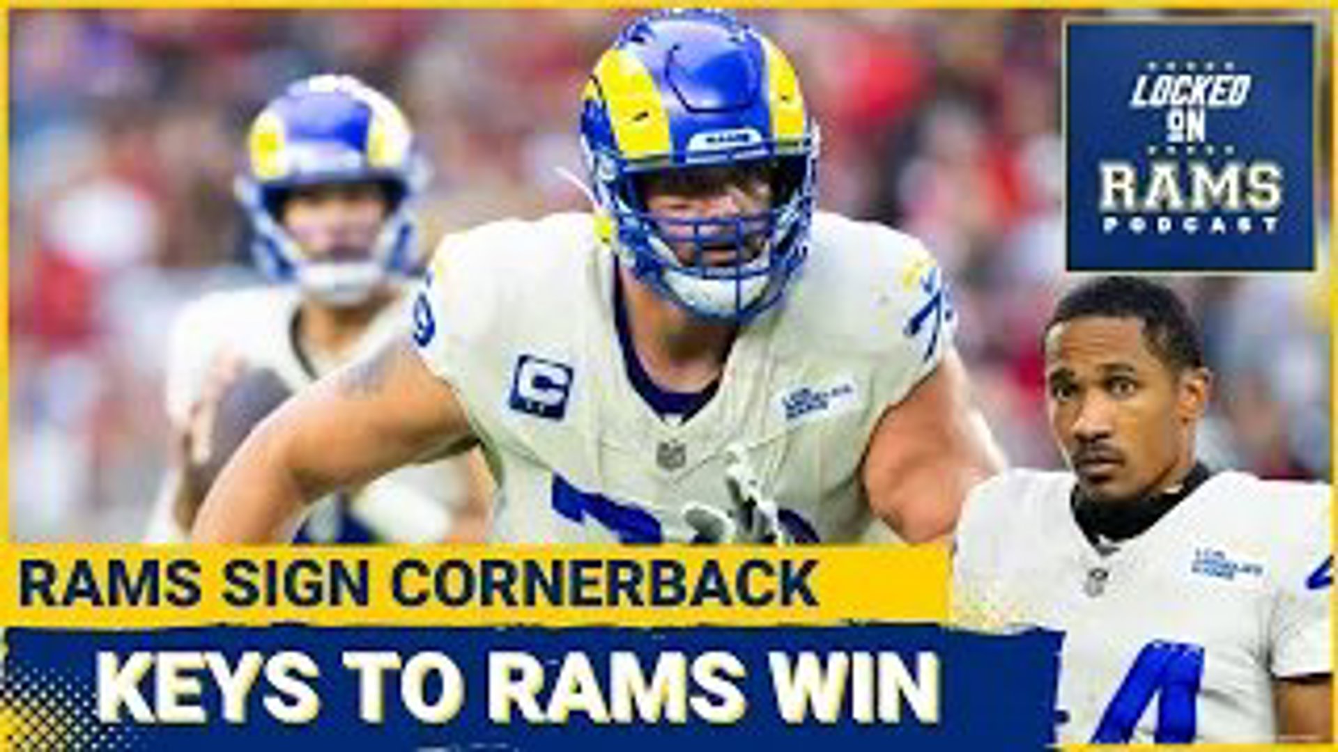 Rams Sign Ahkello Witherspoon, Rams Starting Offensive Line vs