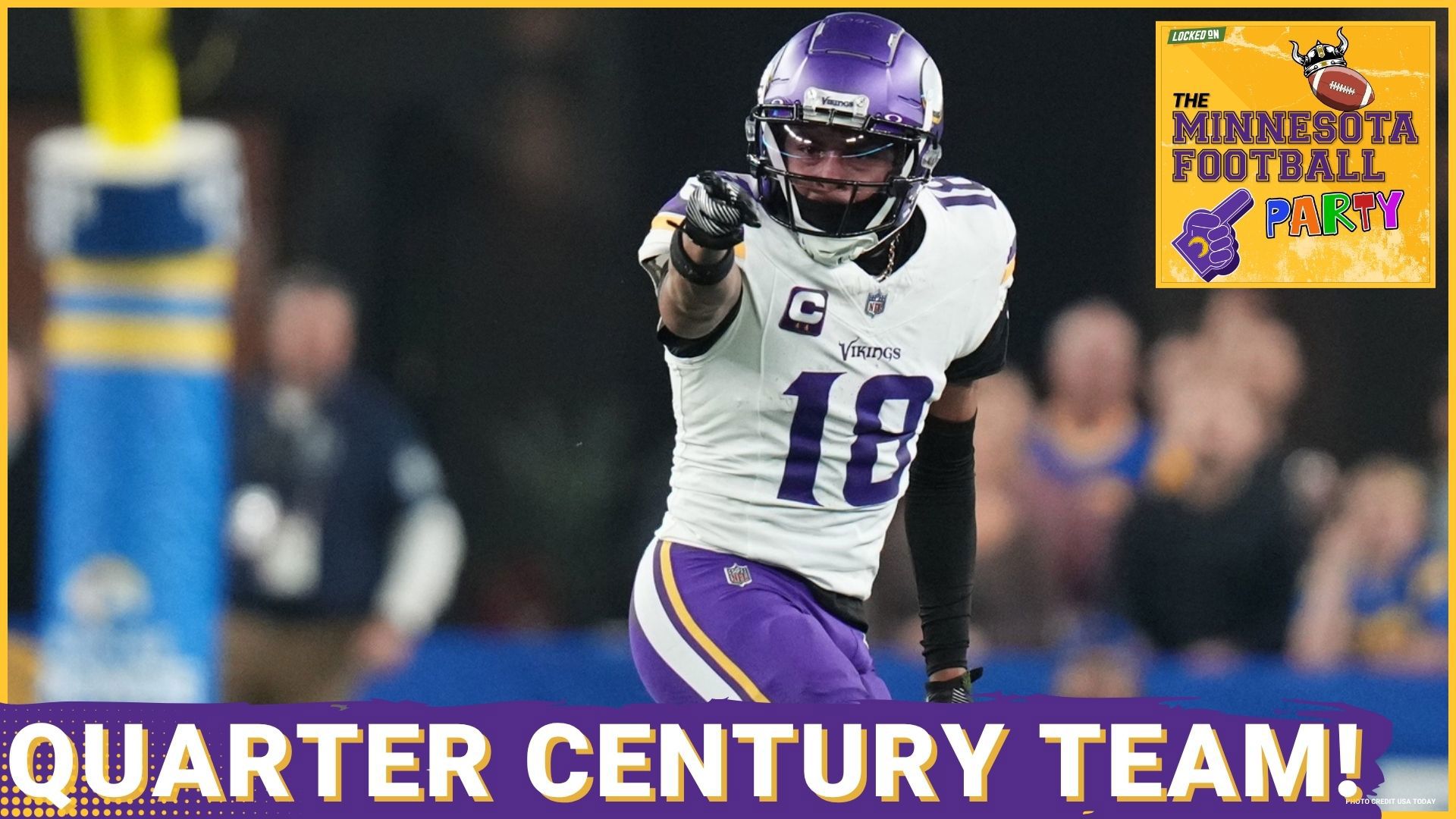 Now that we are 25 years into the 2000s, our guys unveil their quarter century offensive team for the Minnesota Vikings.