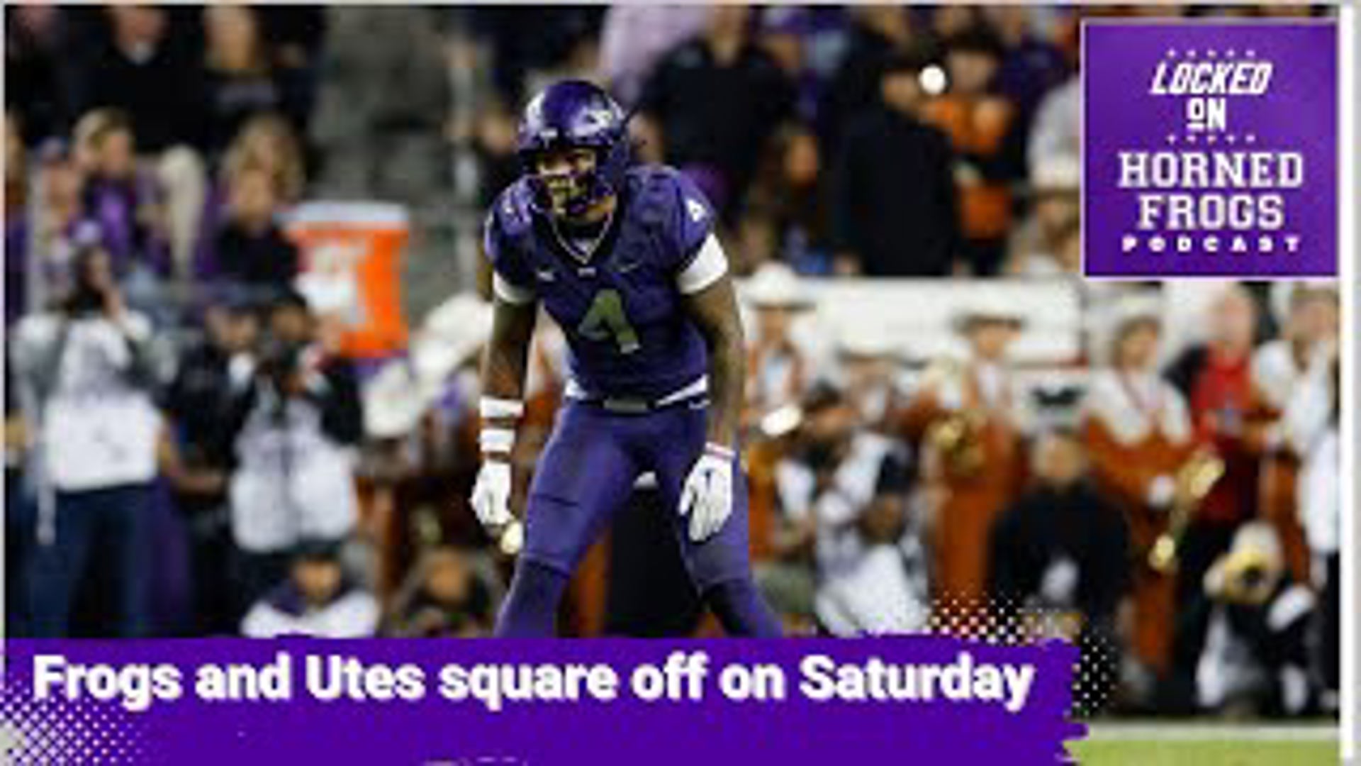 TCU and Utah on meet up on Saturday. It's a Locked on Horned Frogs and Locked on Utes crossover addition.