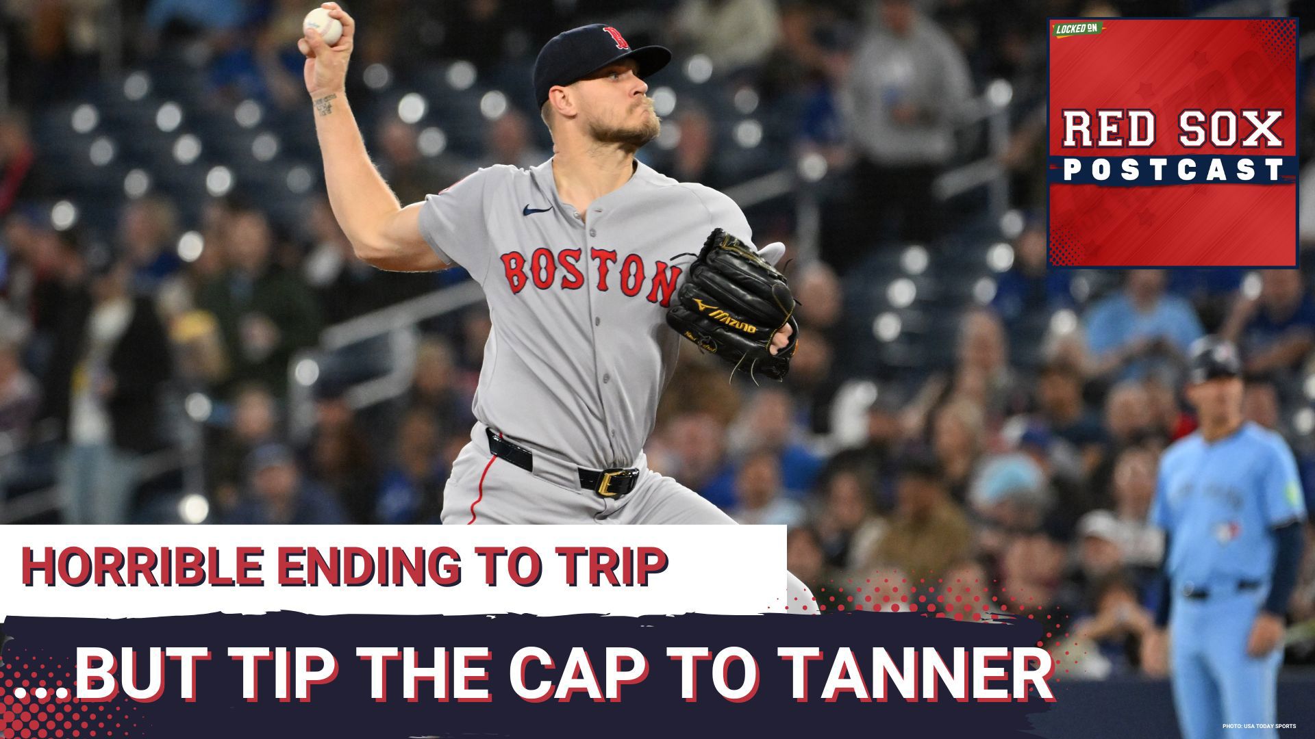 The Red Sox lost 4-2 to the Blue Jays in the series finale Thursday night in Toronto. Tanner Houch pitched well, but bullpen could not hold the lead late.