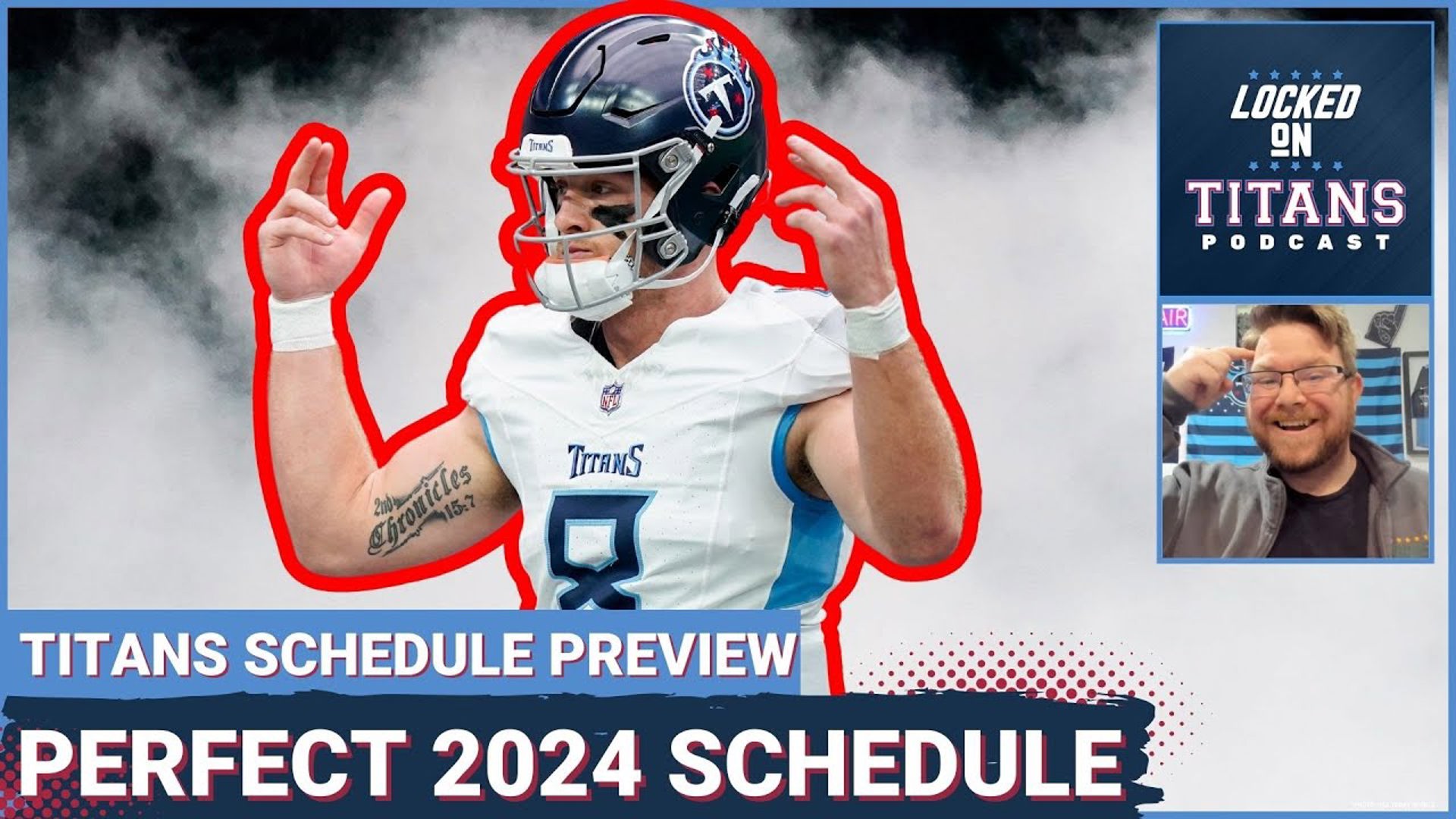 Tennessee Titans PERFECT 2024 Schedule Rookie QBs Early, Tough Mid