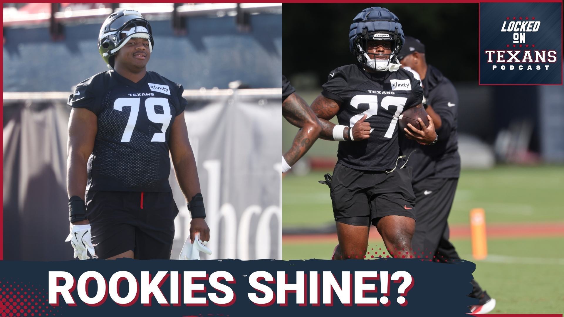 The rookies brought the heat on the final day of Houston Texans training camp. Airontae Ersery dominated reps vs the first-team defense. Woody Marks flashed!
