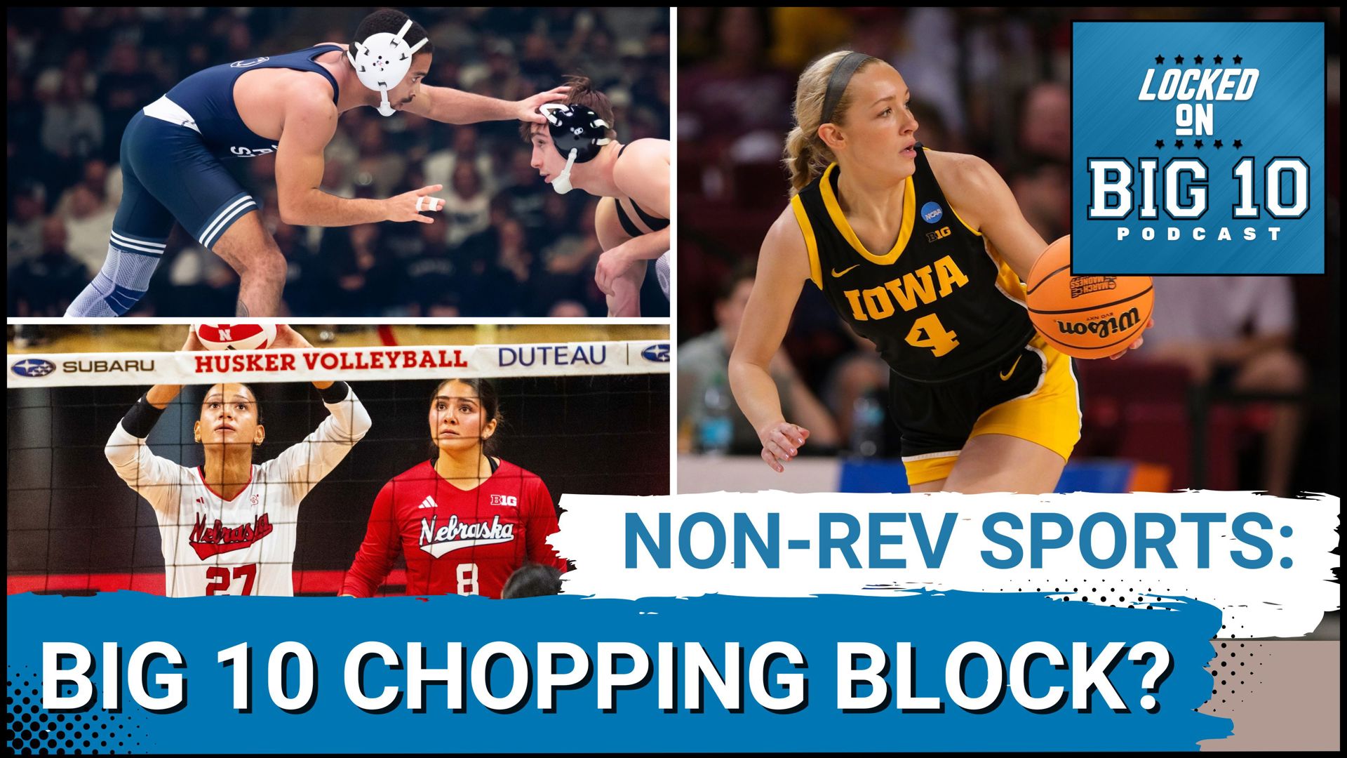 Big Ten sports face cuts amid revenue sharing? Explore impacts on Penn State wrestling, Nebraska volleyball, and Michigan's recruiting battles. Tune in for insights.