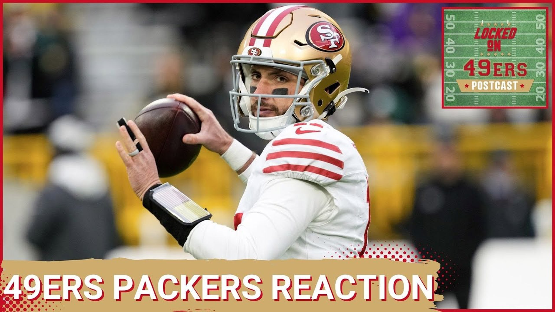 The San Francisco 49ers are real-time watching their playoff hopes slip away as they fell below .500 today with a 38-10 blowout loss to the Green Bay Packers.