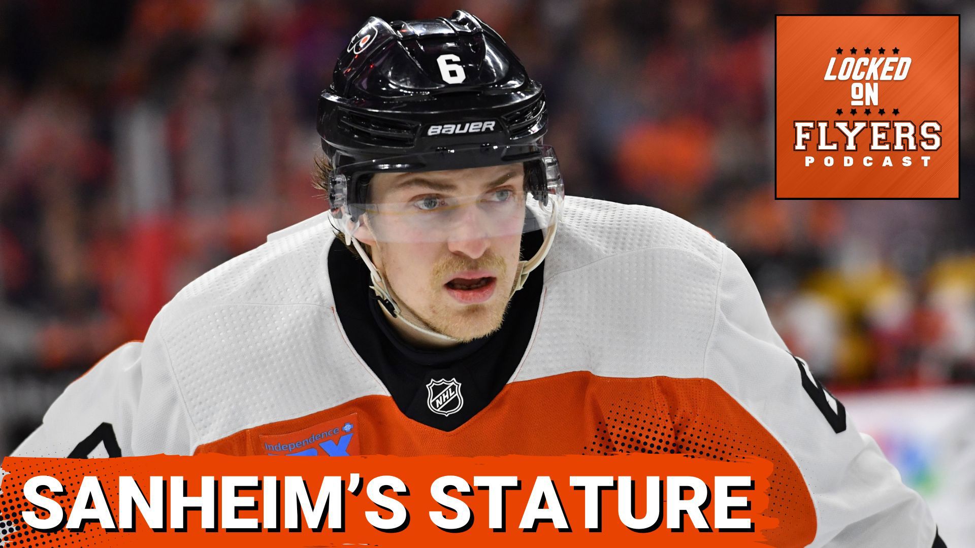 We discuss Philadelphia Flyers blue liner Travis Sanheim's current play. What is his game missing, and what does he need to improve to be a true number 1D?