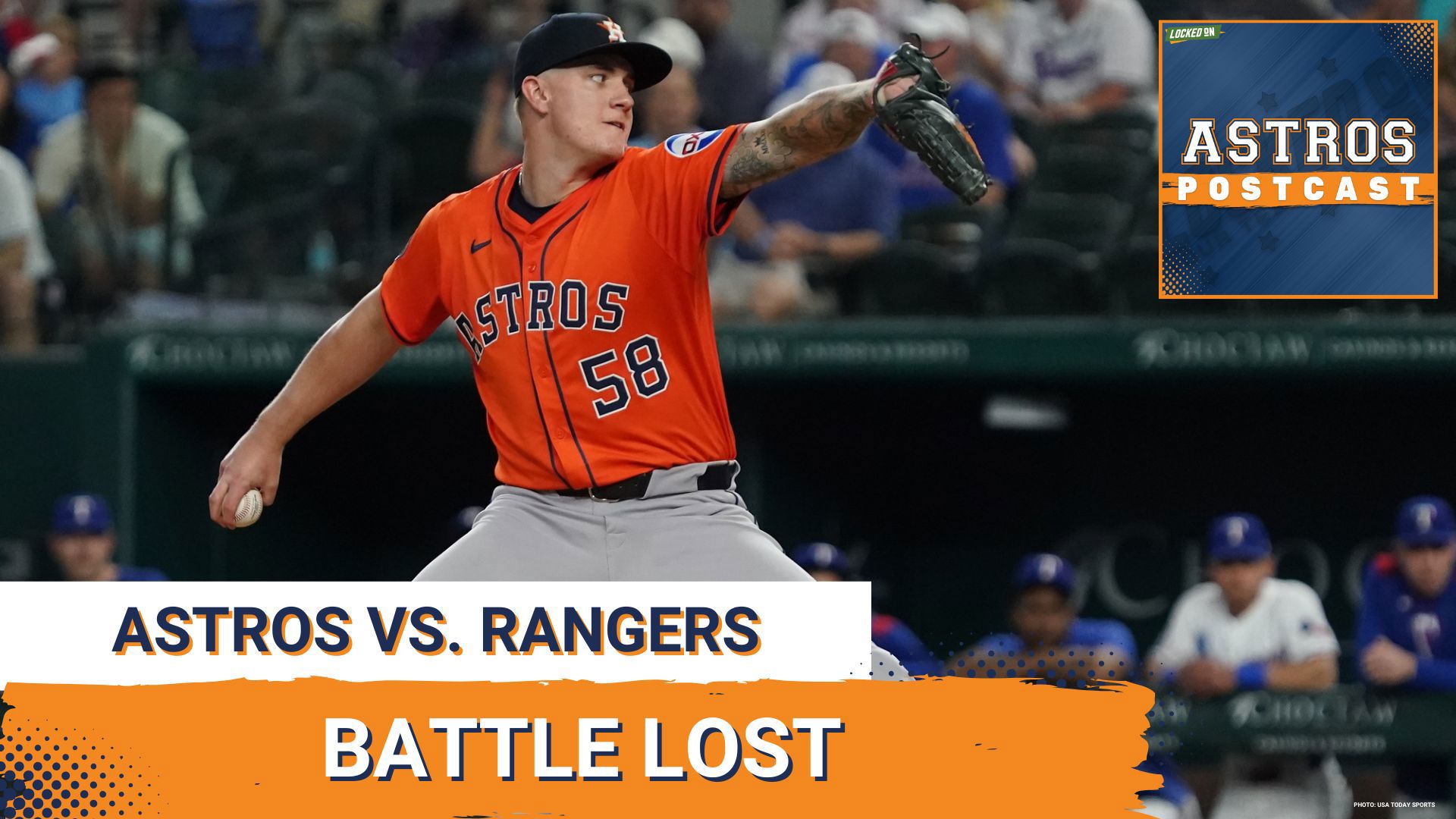 It was a pitchers duel in Arlington on Monday as the Houston Astros fell to the Texas Rangers. Michael Connor breaks down the loss on the Locked On Astros Postcast.