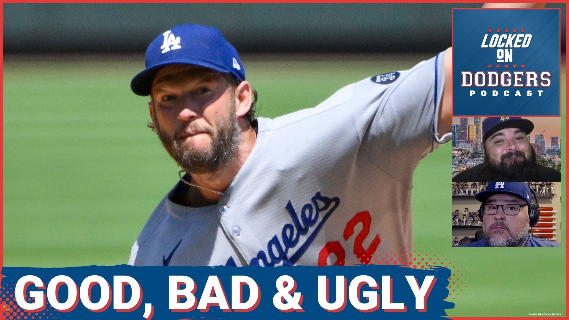Dodgers' pitching woes: Kershaw shines, but who fills Gonsolin's spot? Plus, Kim's limited play despite hot bat, and stars' performance check as Padres loom.