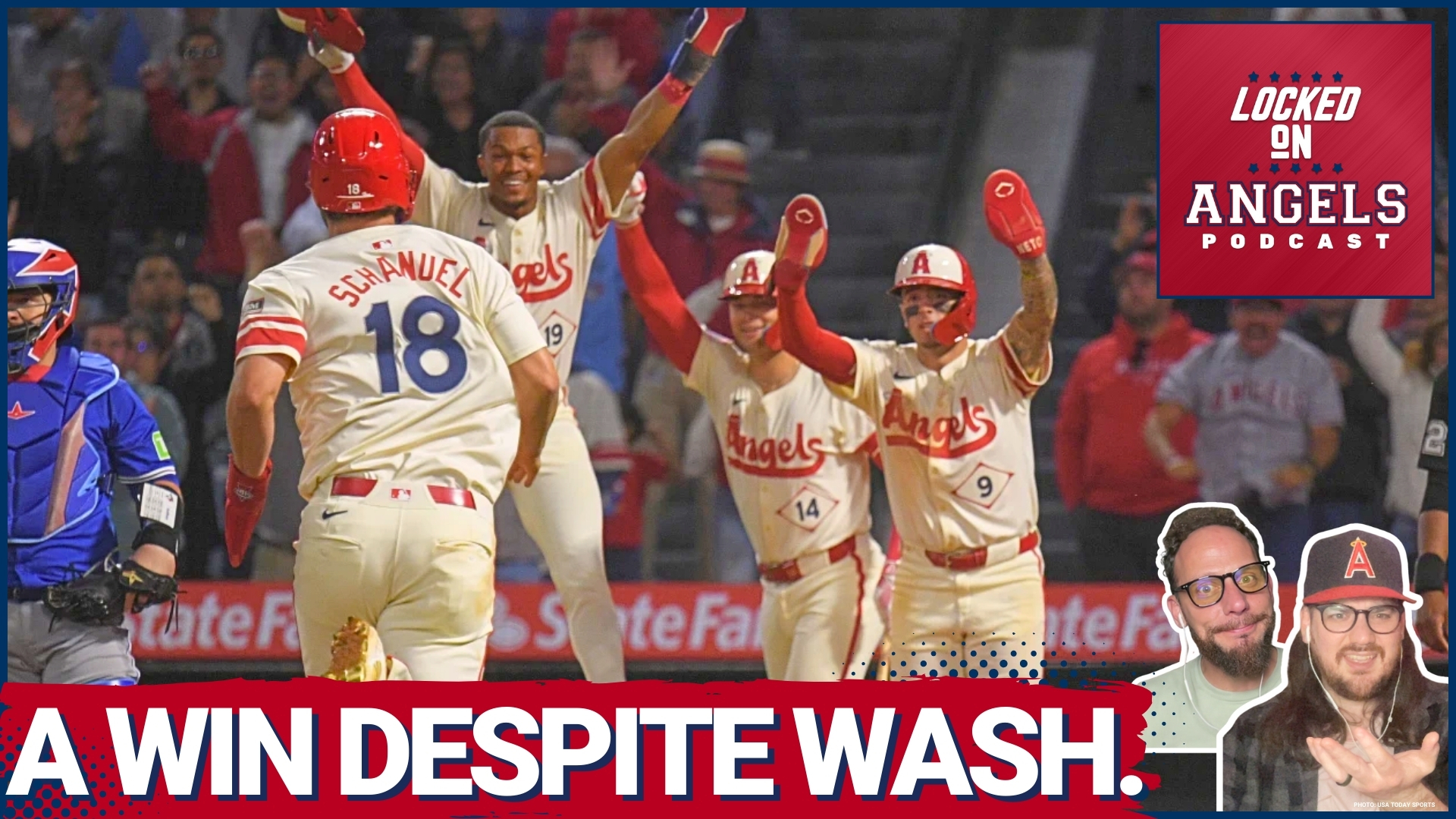How did the Los Angeles Angels overcome their manager Ron Washington's bad decision-making to walk it off versus the Blue Jays?