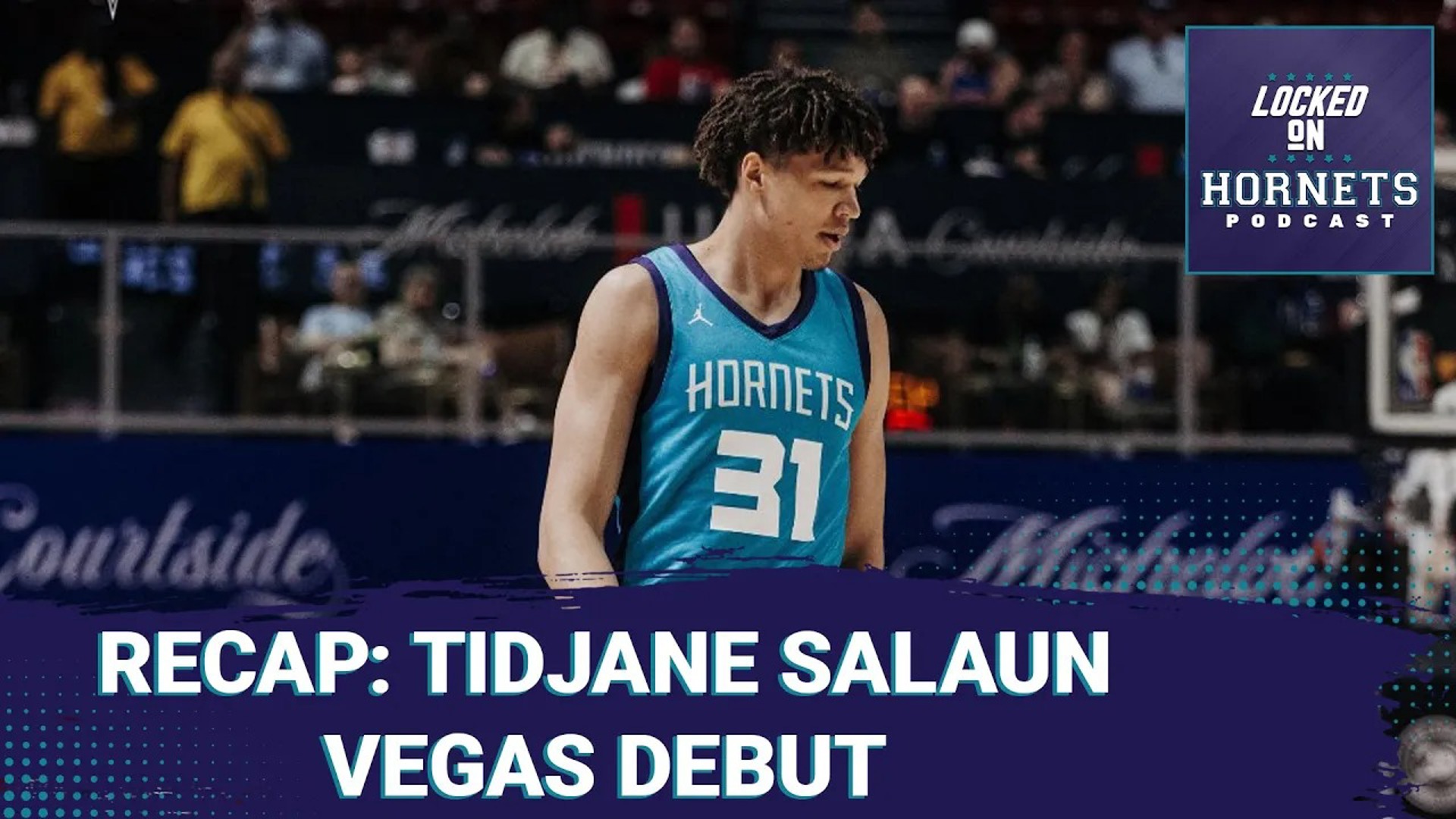 Finally, we got to see Charlotte Hornets rookie Tidjane Salaun make his Summer League debut.