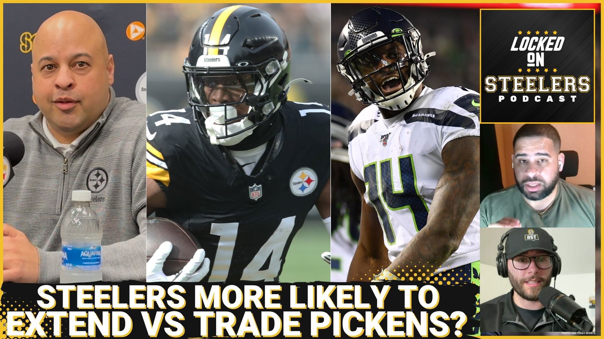 The Pittsburgh Steelers have a chance with George Pickens and D.K. Metcalf to have a dynamic passing attack. Christopher Carter and Noah Strackbein discuss.